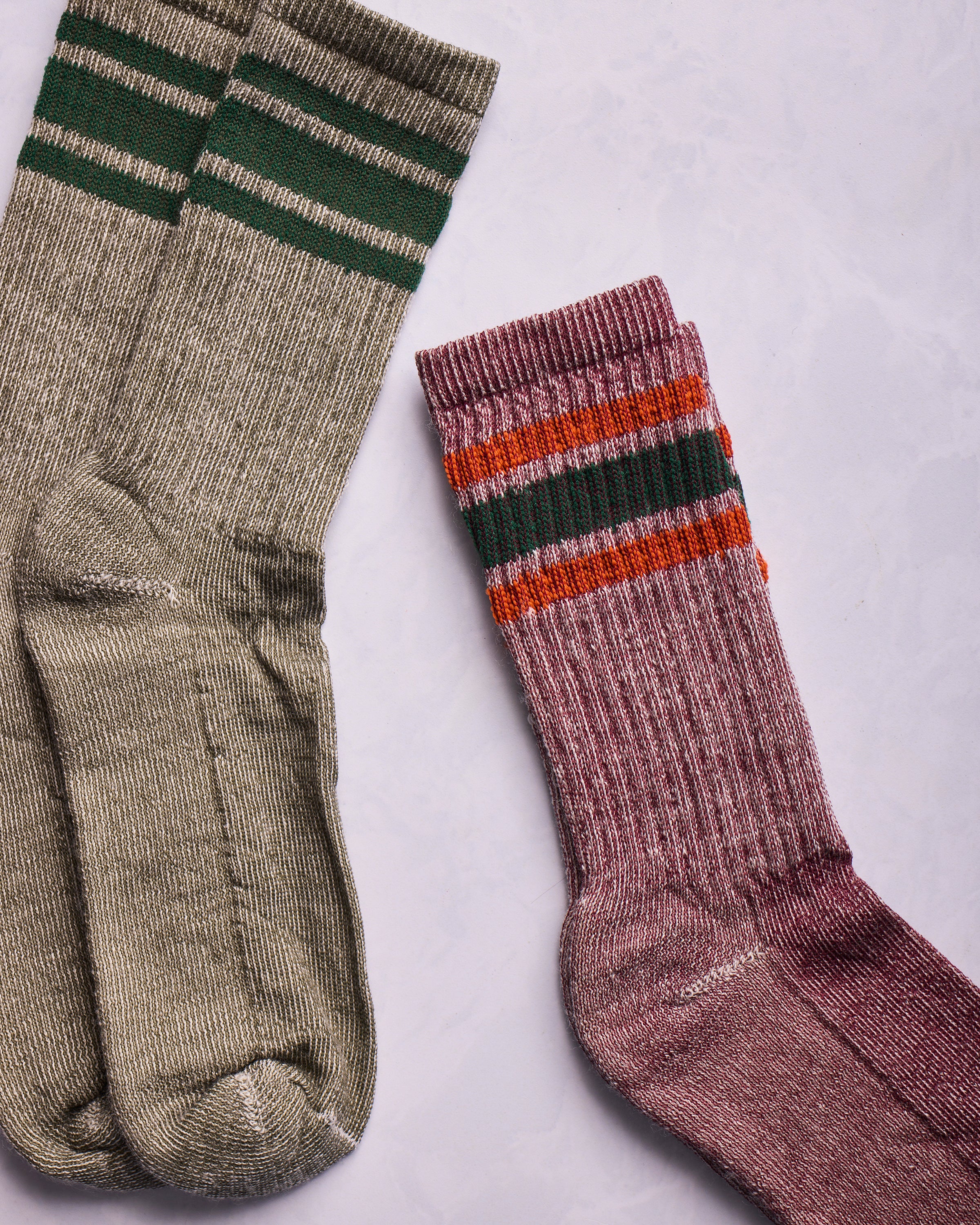 Maroon - Merino Activity Socks - American Trench - Image 2