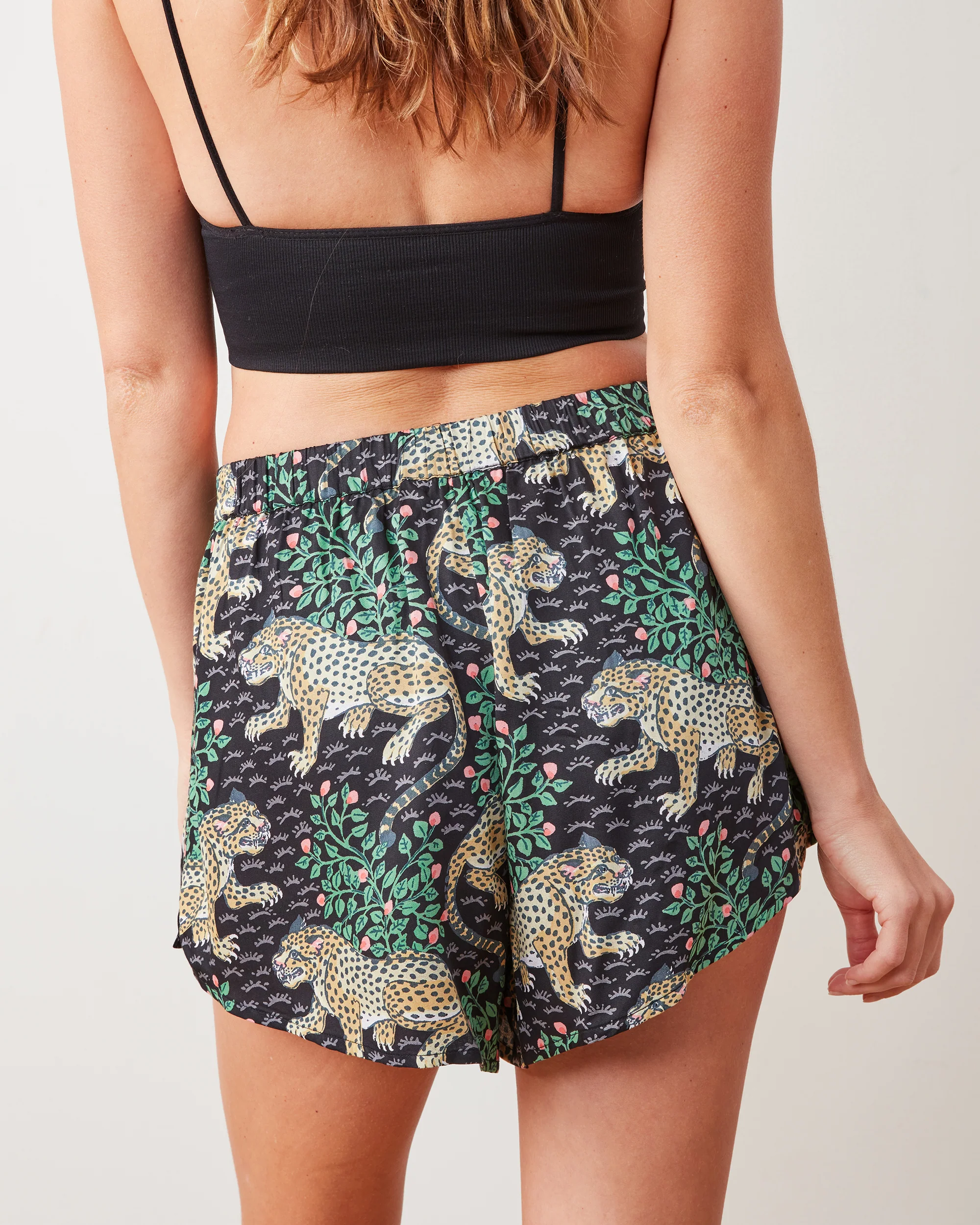 Bagheera - Eco Satin Sweet Dreams Shorts - Ink - Image 4