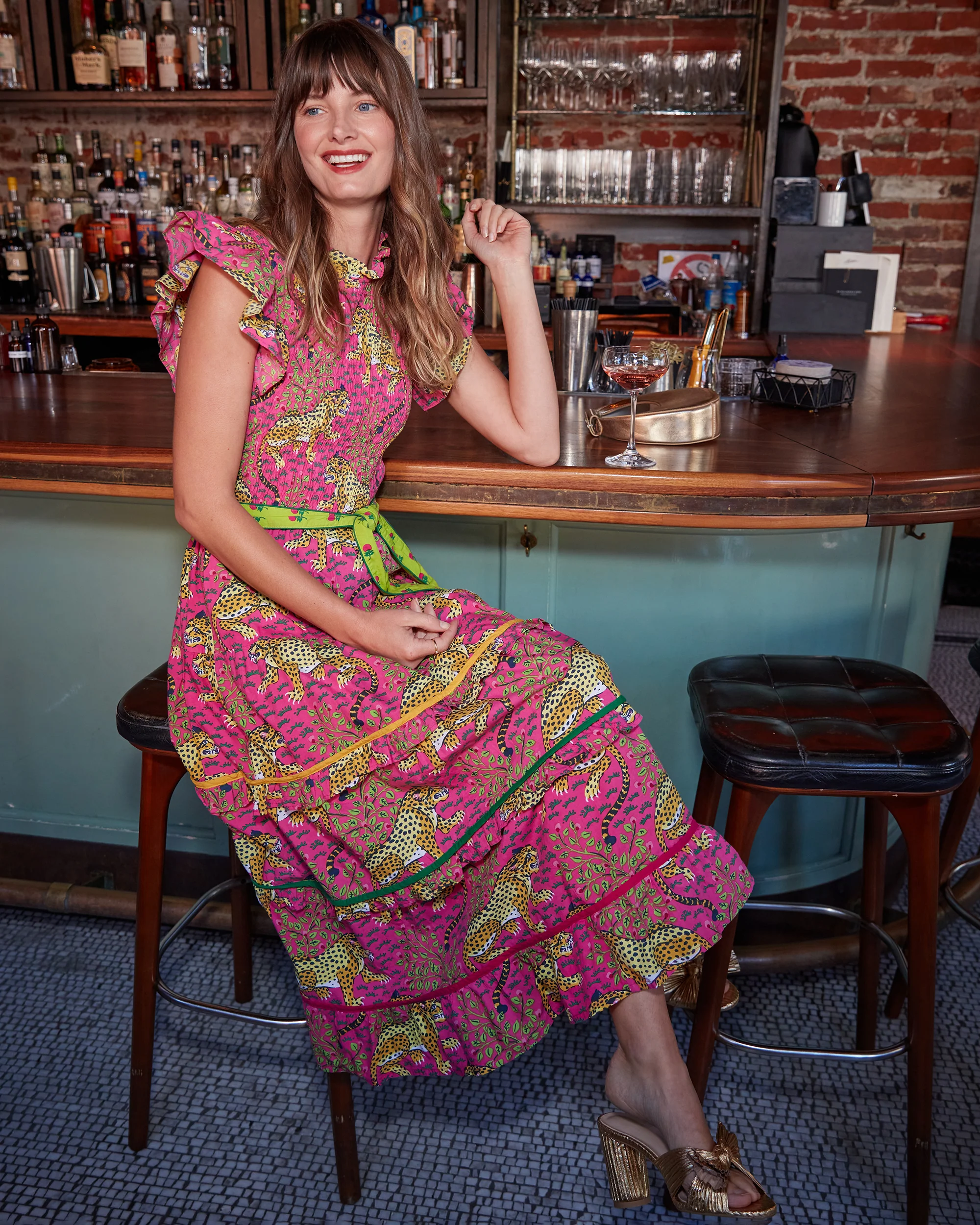 Bagheera - Ready to Ruffle Dress - Hot Pink - Image 5