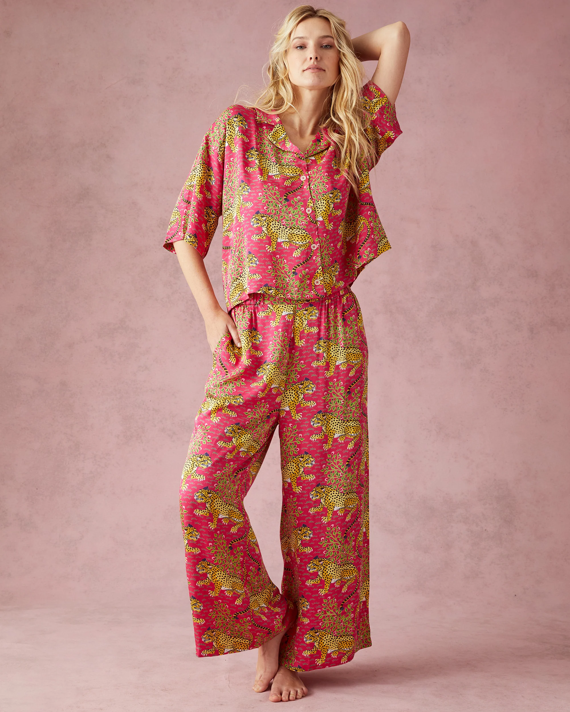 Bagheera - Tall Eco Satin Wildest Dreams Set - Hot Pink - Image 3