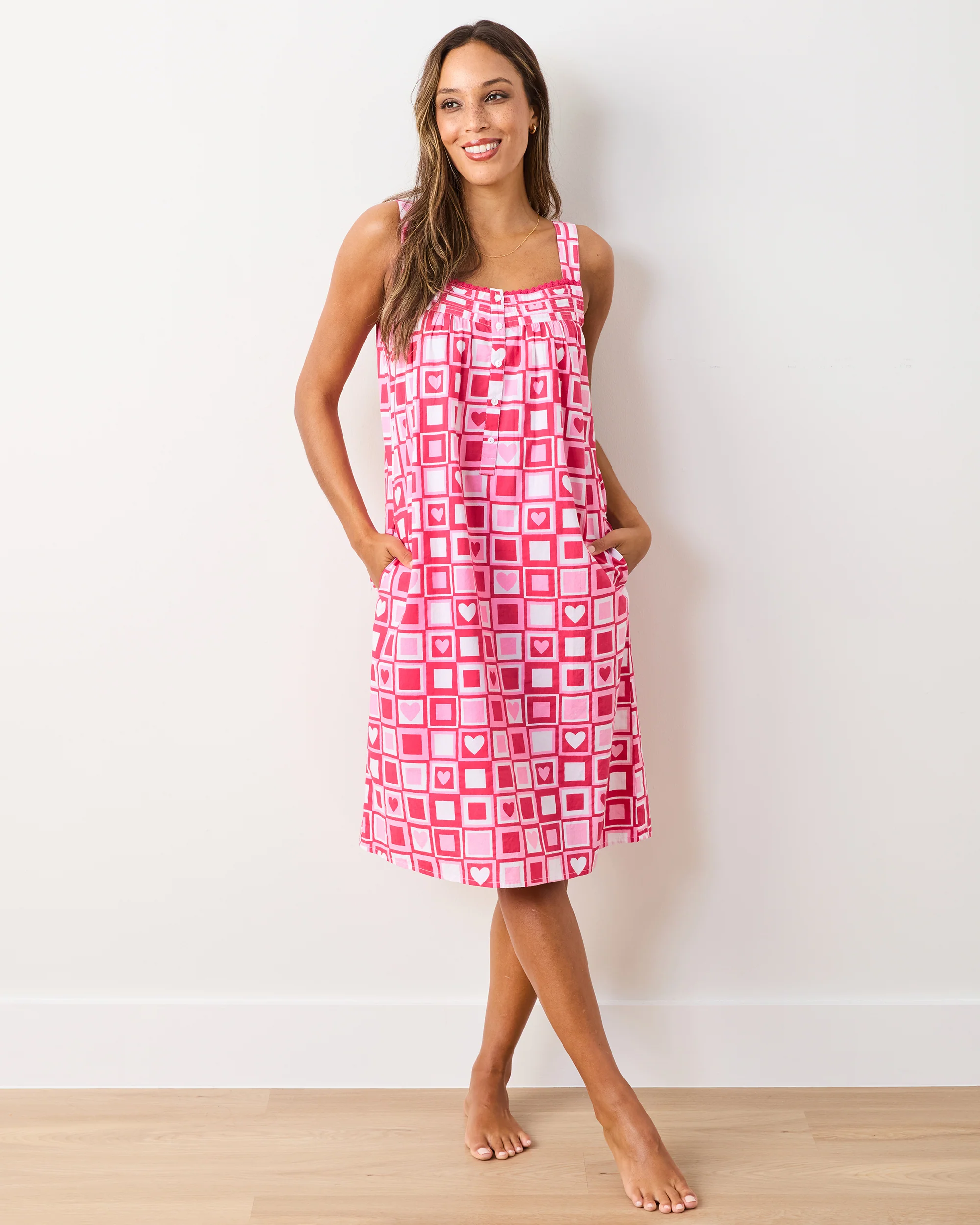 Be Mine - Back To Bed Nightgown - Retro Ruby - Image 4