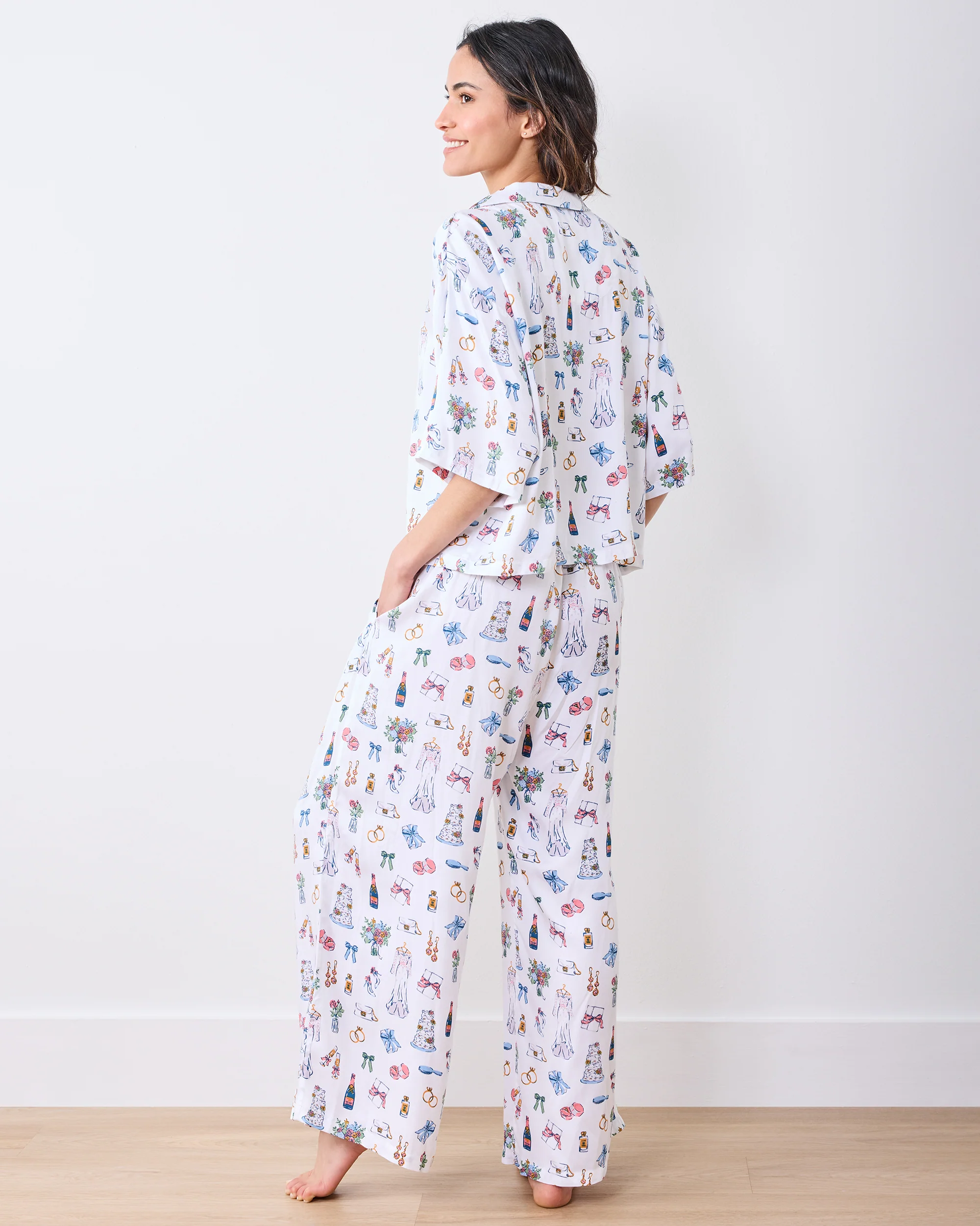 Big Day Bliss - Tall Eco Satin Wildest Dreams Set - Coastal Cloud - Image 3