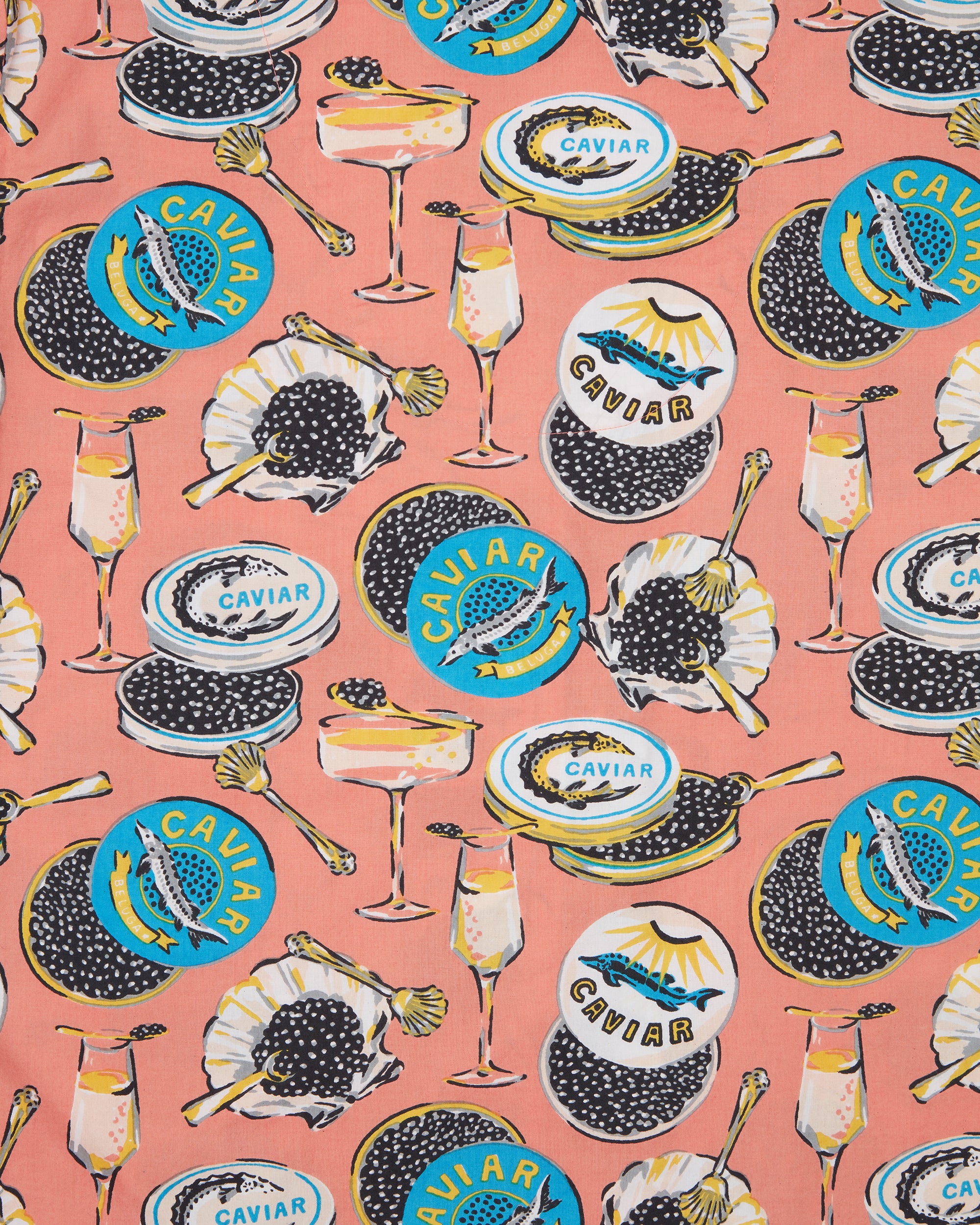 Champagne & Caviar - Long PJ Set - Salmon - Image 7
