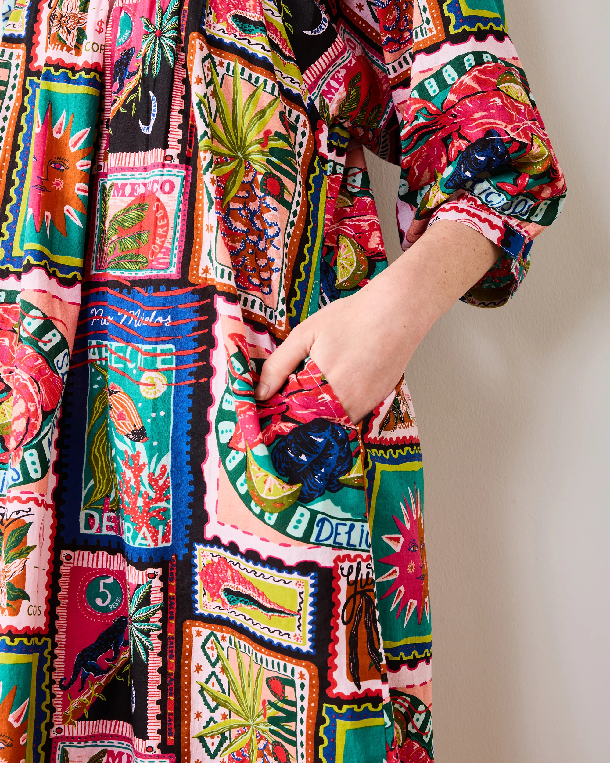 Colorful Coast - Vista Dress - Vibrant Ink - Image 4