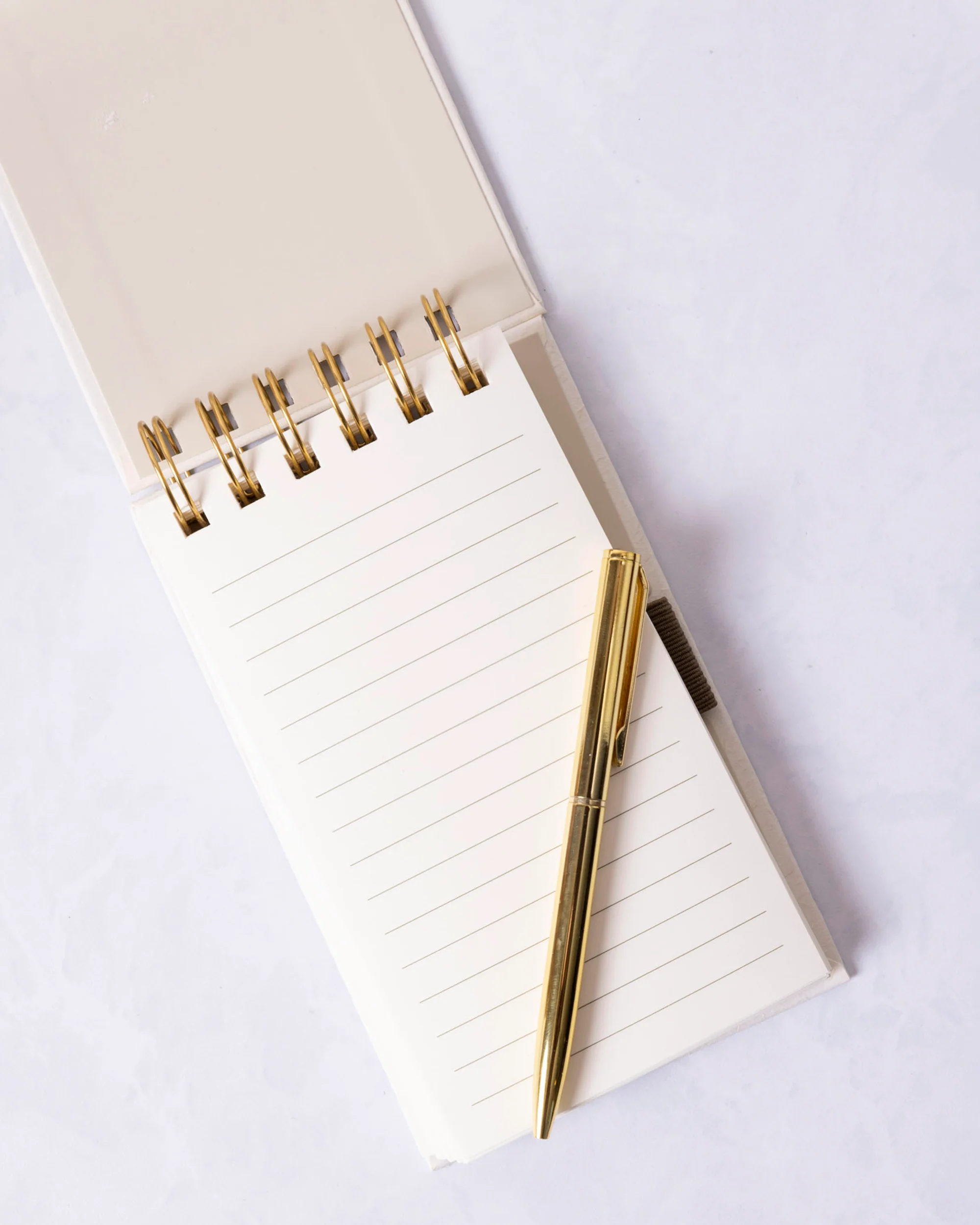Cream - Spiral Notebook with Pen Flower Market Daisy - Lady Jayne - Image 4