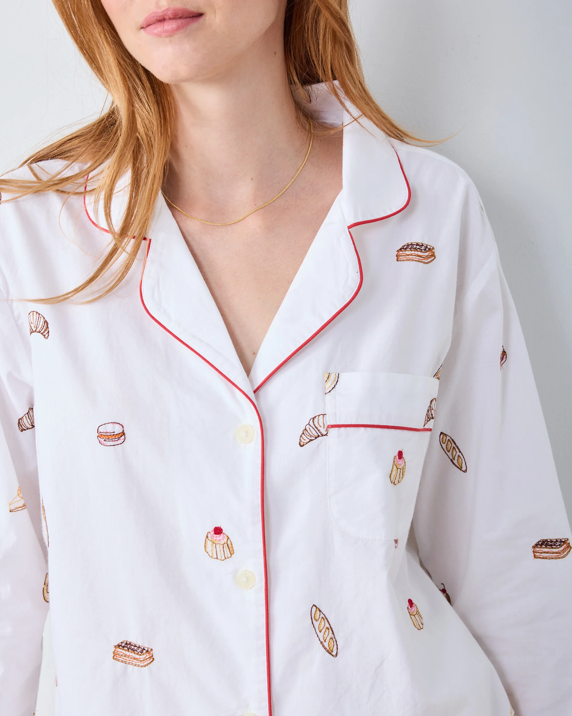 Freshly Baked - Long PJ Set - Cloud - Image 3