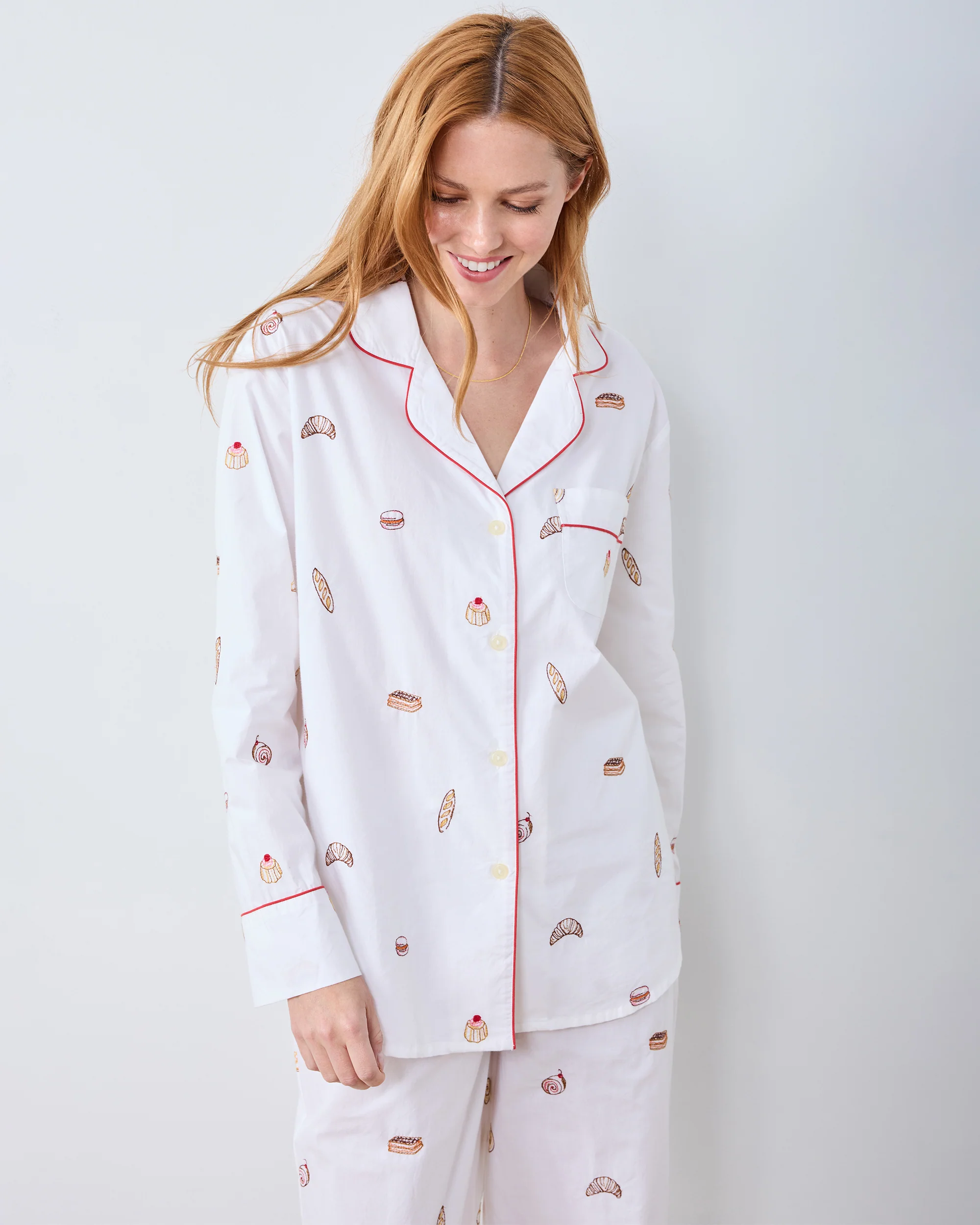 Freshly Baked - Long PJ Set - Cloud - Image 4