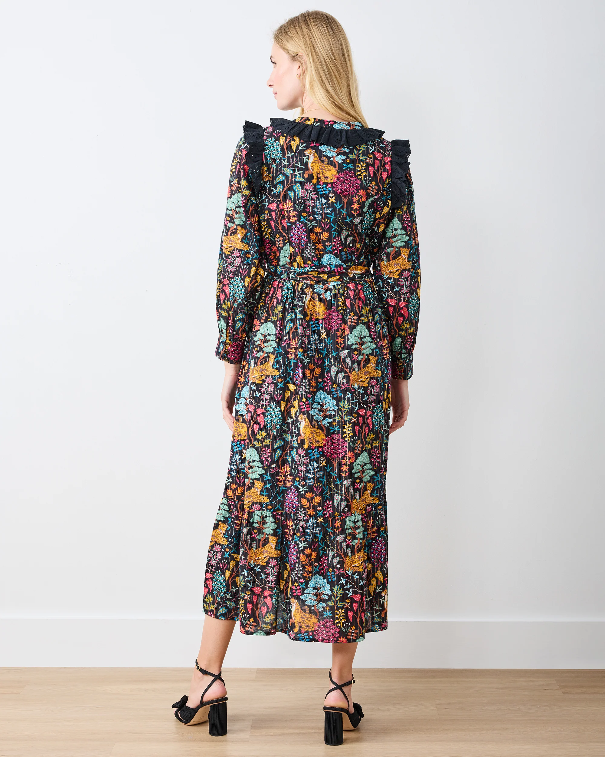 Garden Menagerie - Macy Dress - Ink - Image 4