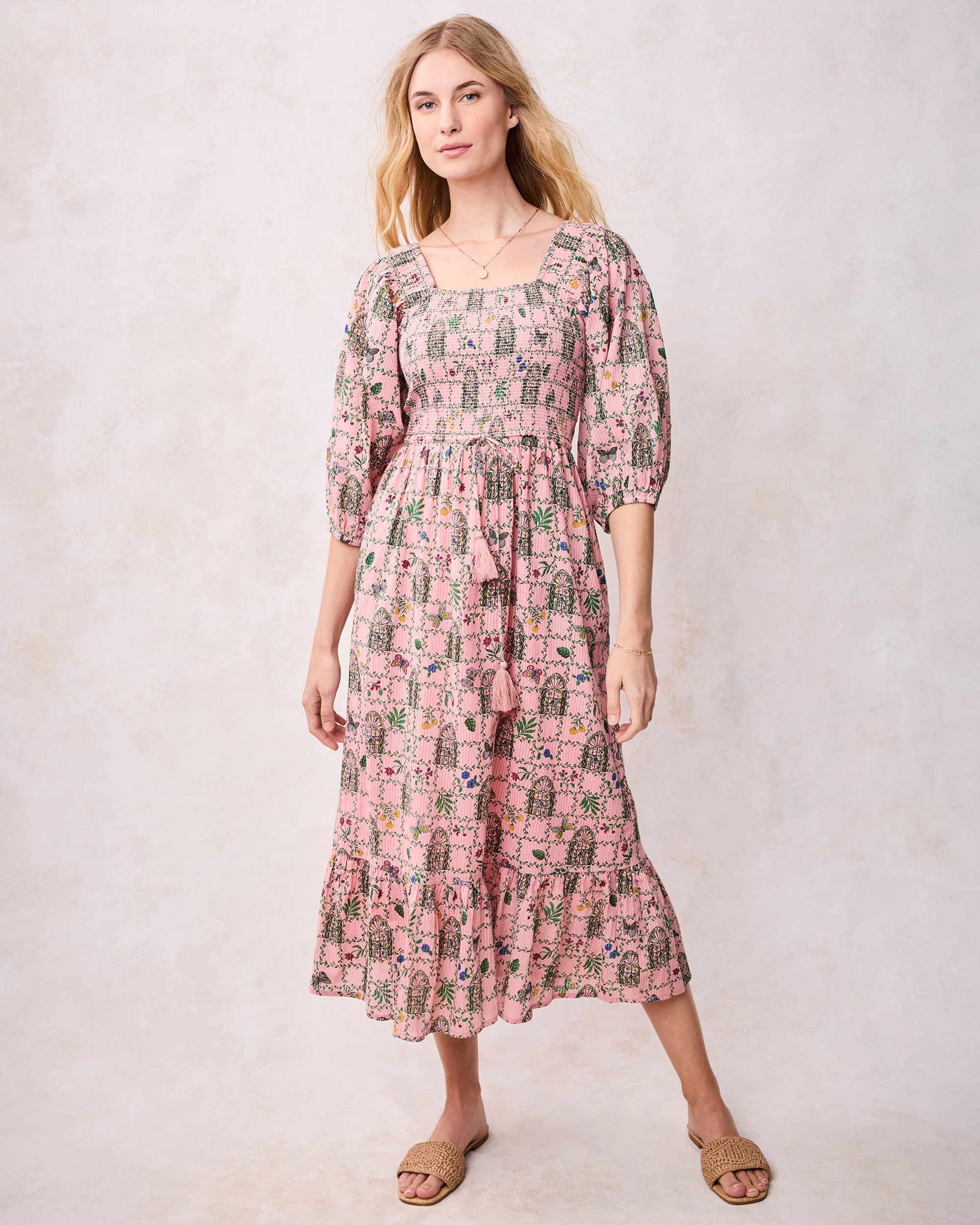 Gilded Greenhouse - Florence Dress - Pink Muse - Image 3
