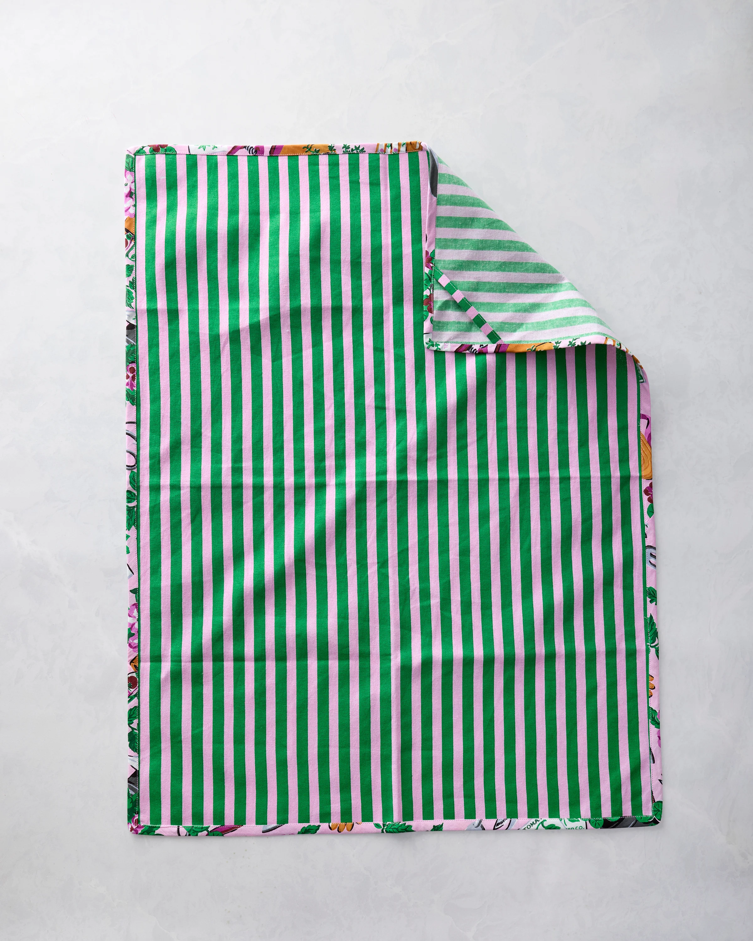 Green Thumb - Tea Towels & Cocktail Napkins Bundle - Pink Cosmos - Image 4