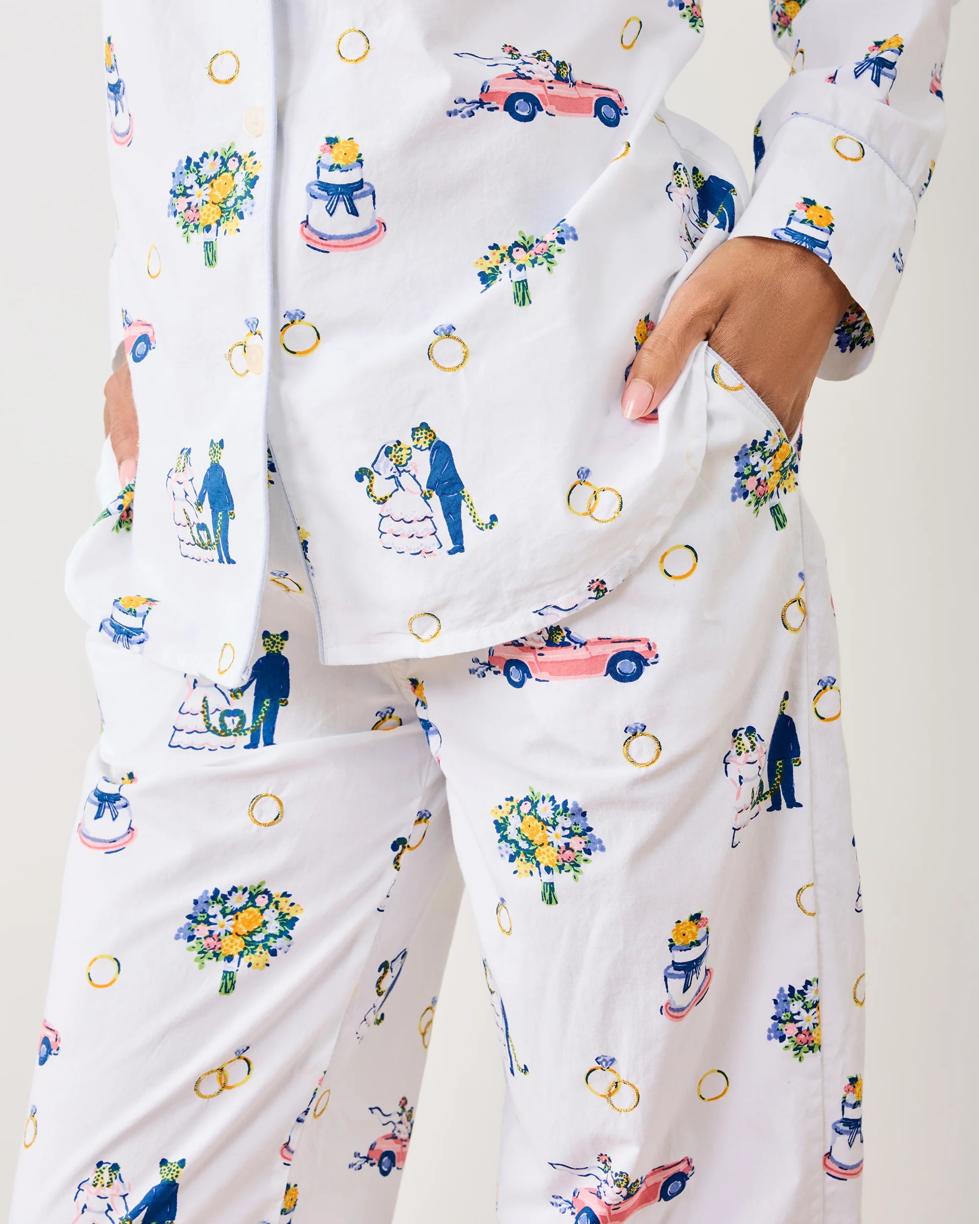 Happily Ever After - Long PJ Set - Cloud - Image 4