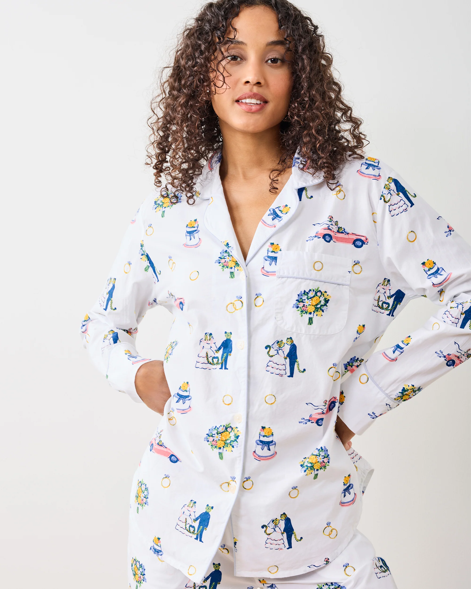 Happily Ever After - Long PJ Set - Cloud - Image 6