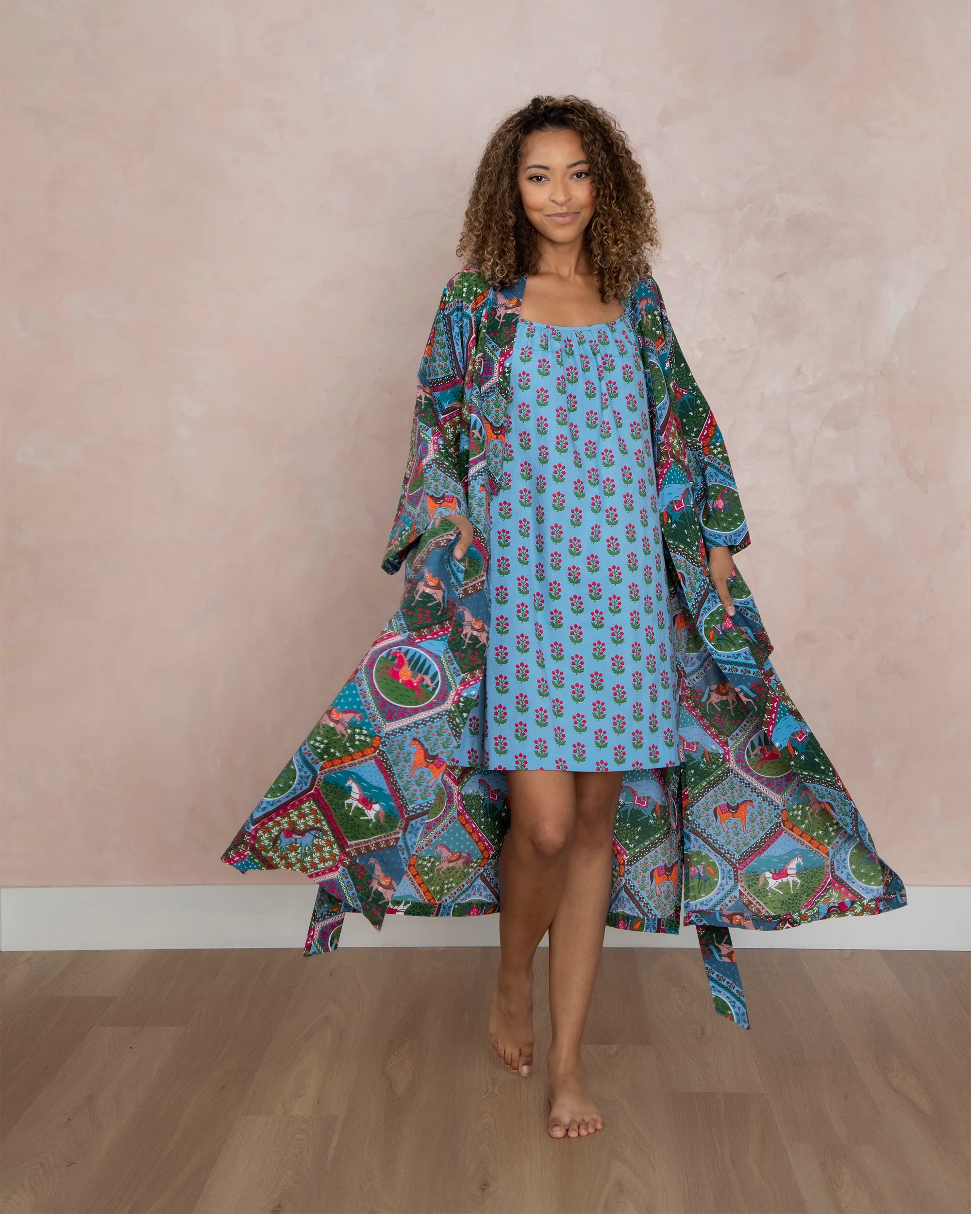 High Horse - Robe - Blush Denim - Image 7