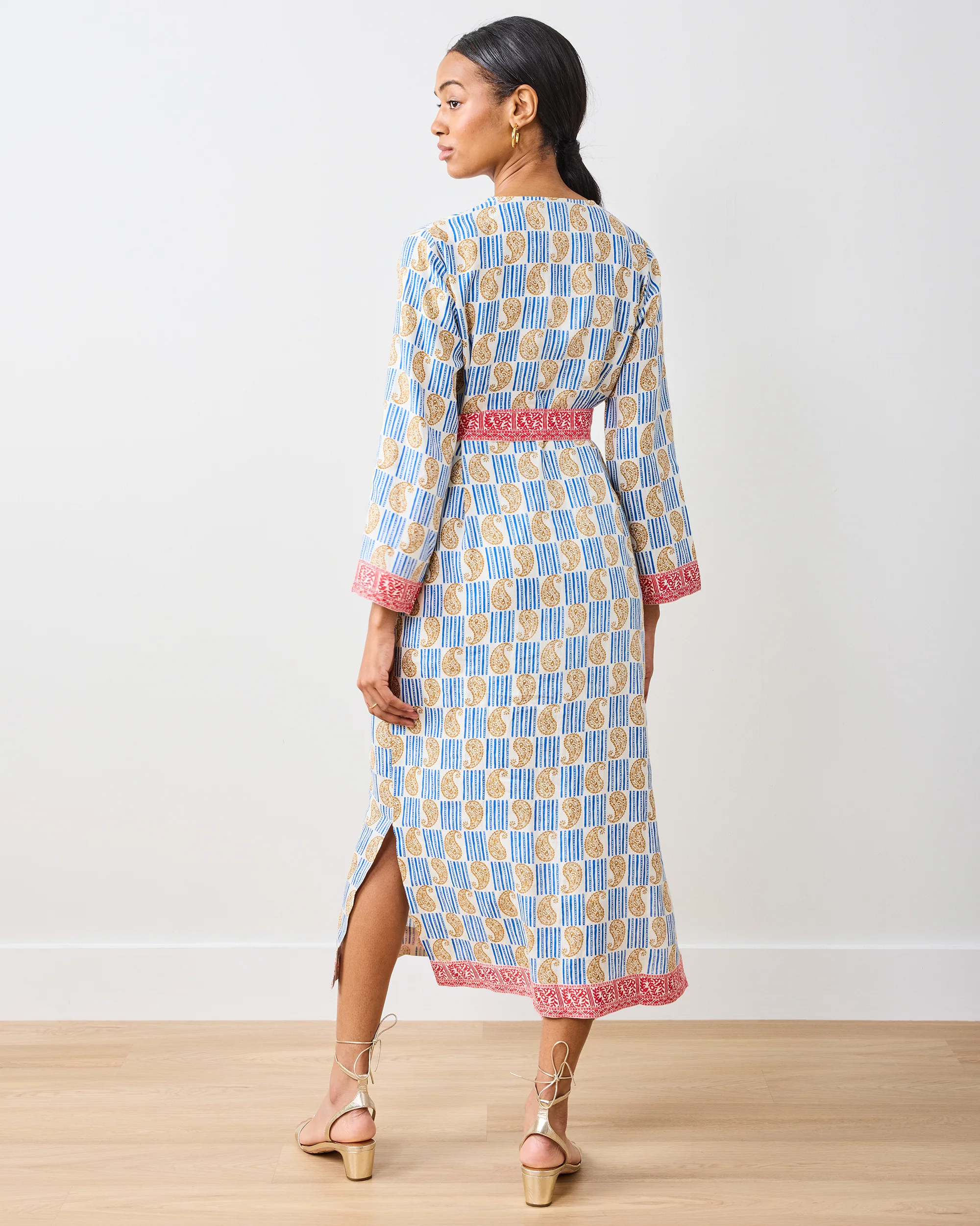 PF + Pencil & Paper Co. Island Paisley - Exuma Dress - Ivory - Image 3