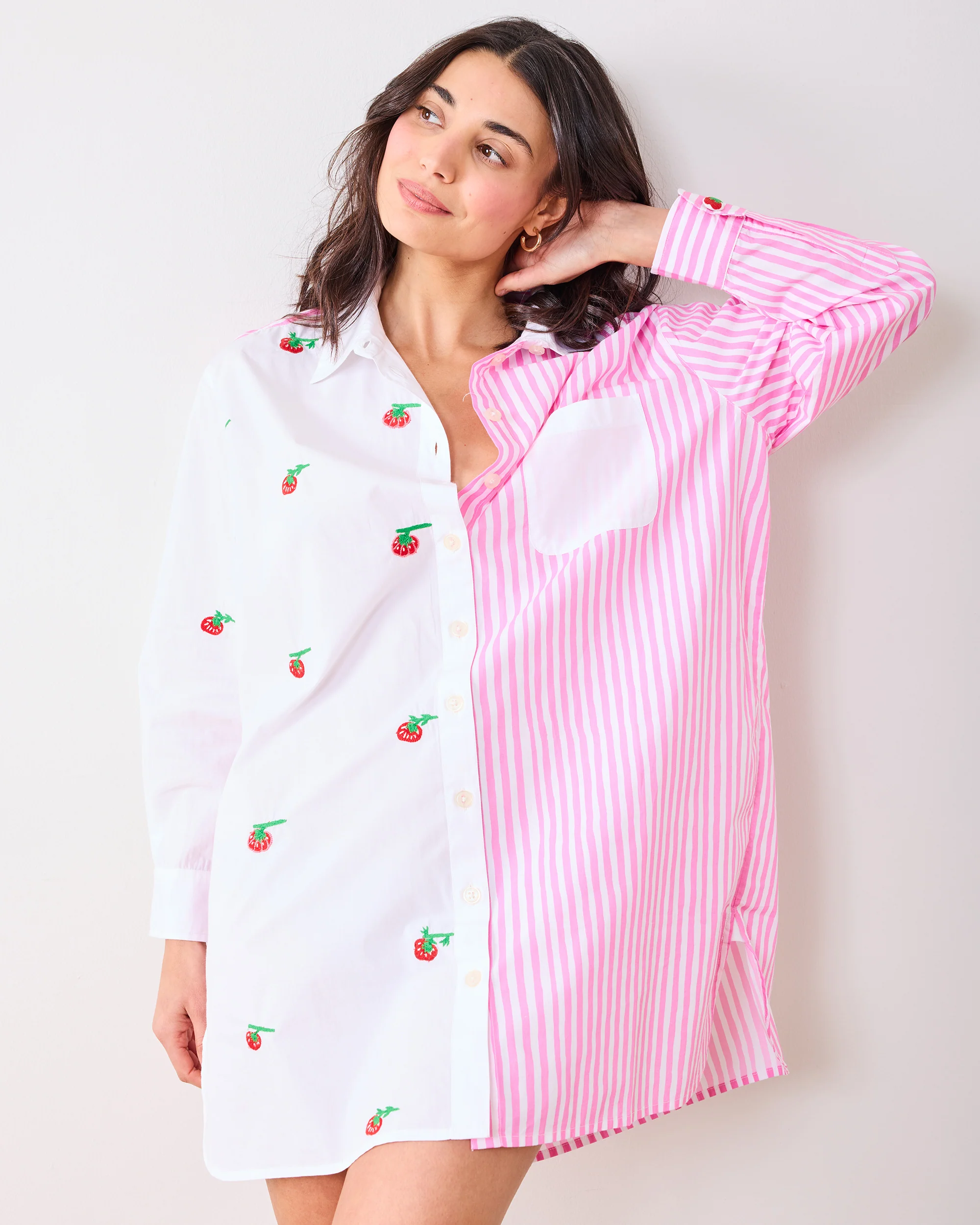 Kitchen Garden - Everyday Button Down - Rose - Image 5