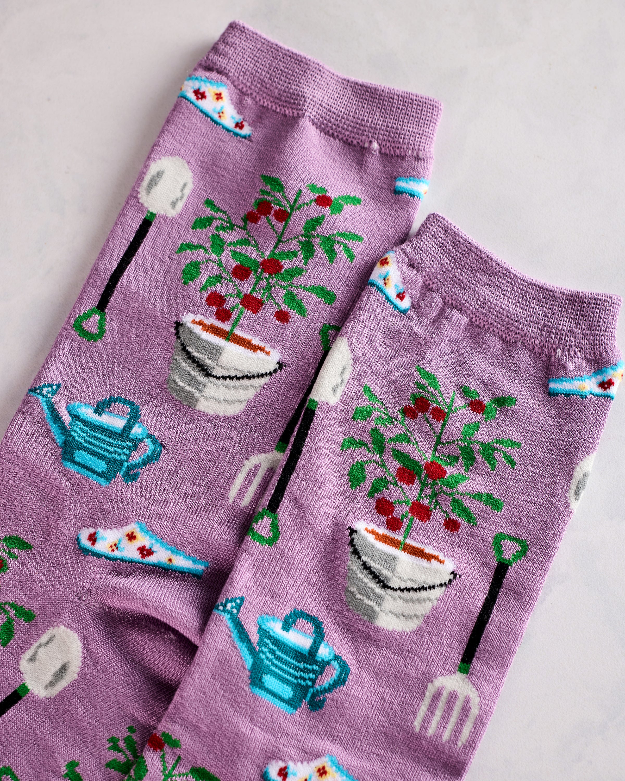 Lilac - Growing Garden Crew Socks - Infinity Classics - Image 2