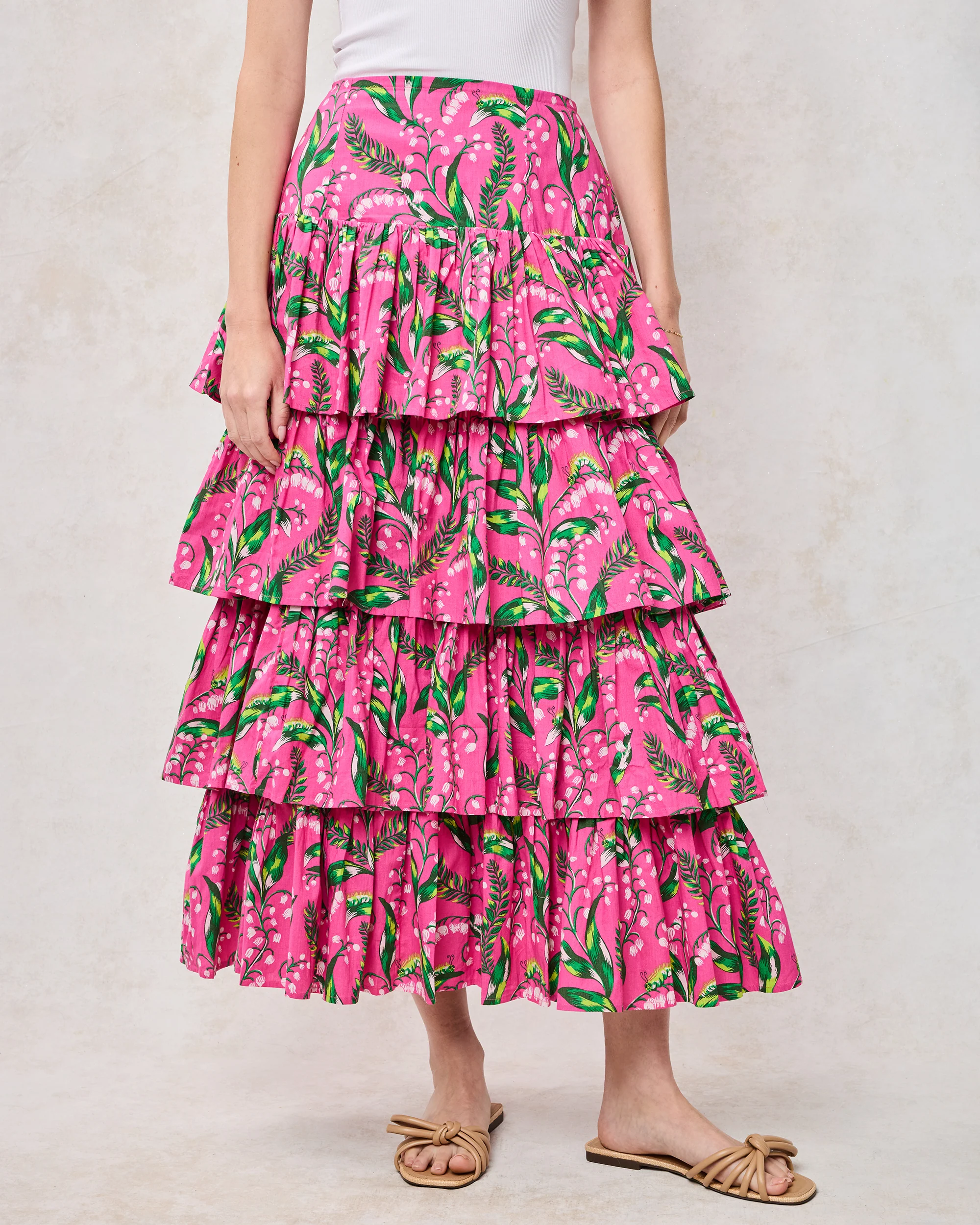 Lily Of the Valley - Terrace Skirt - Pink - Image 4