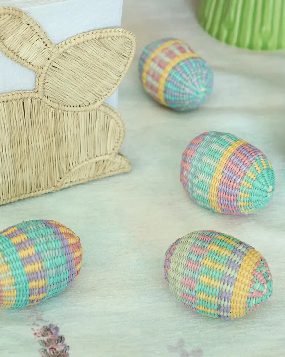 Multi - Easter Eggs Set of 6 - Klatso