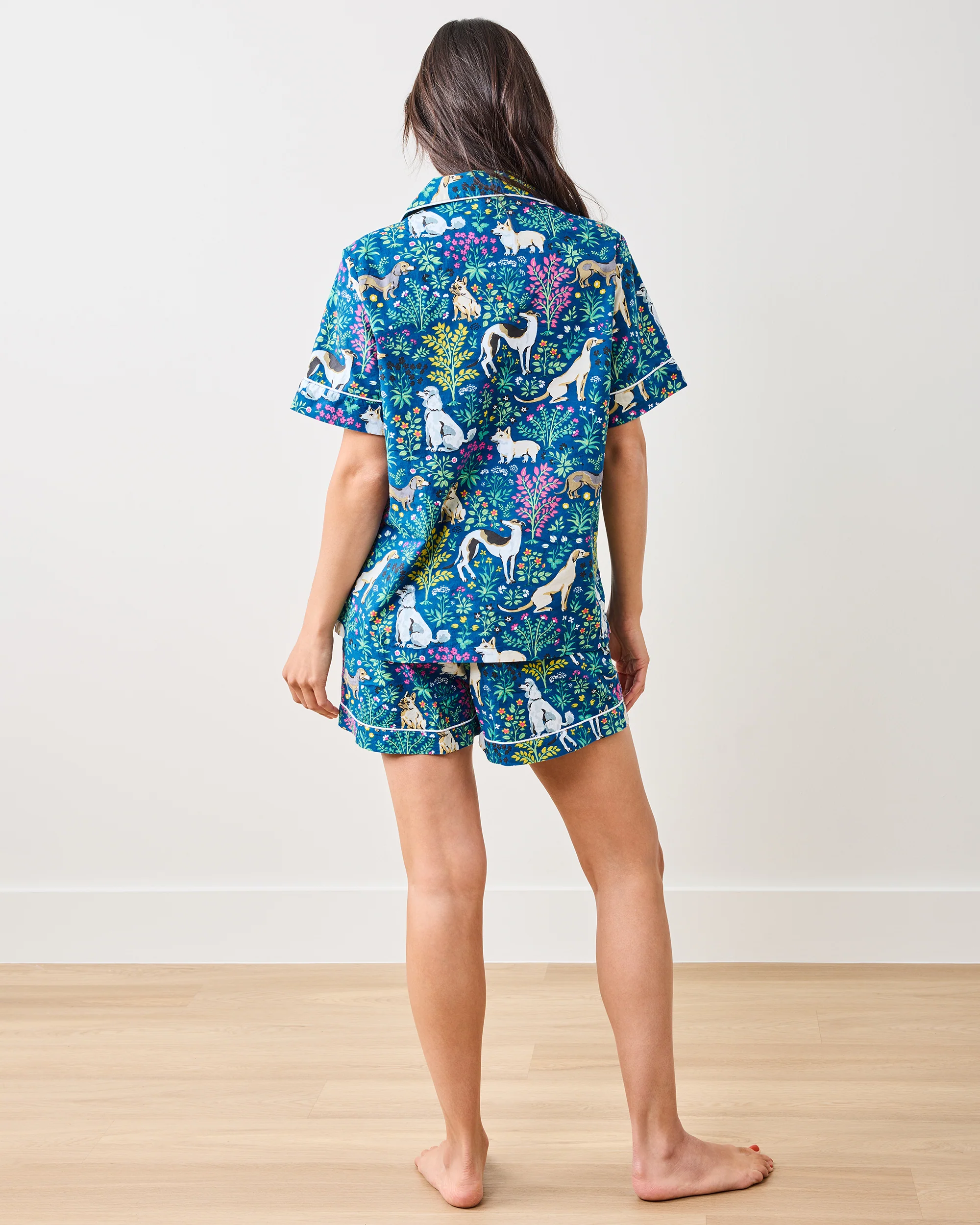 Must Love Dogs - Short PJ Set - Indigo - Image 5