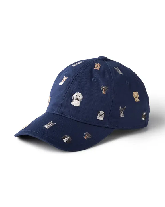 Navy - Dog Days Baseball Cap - Rifle Paper