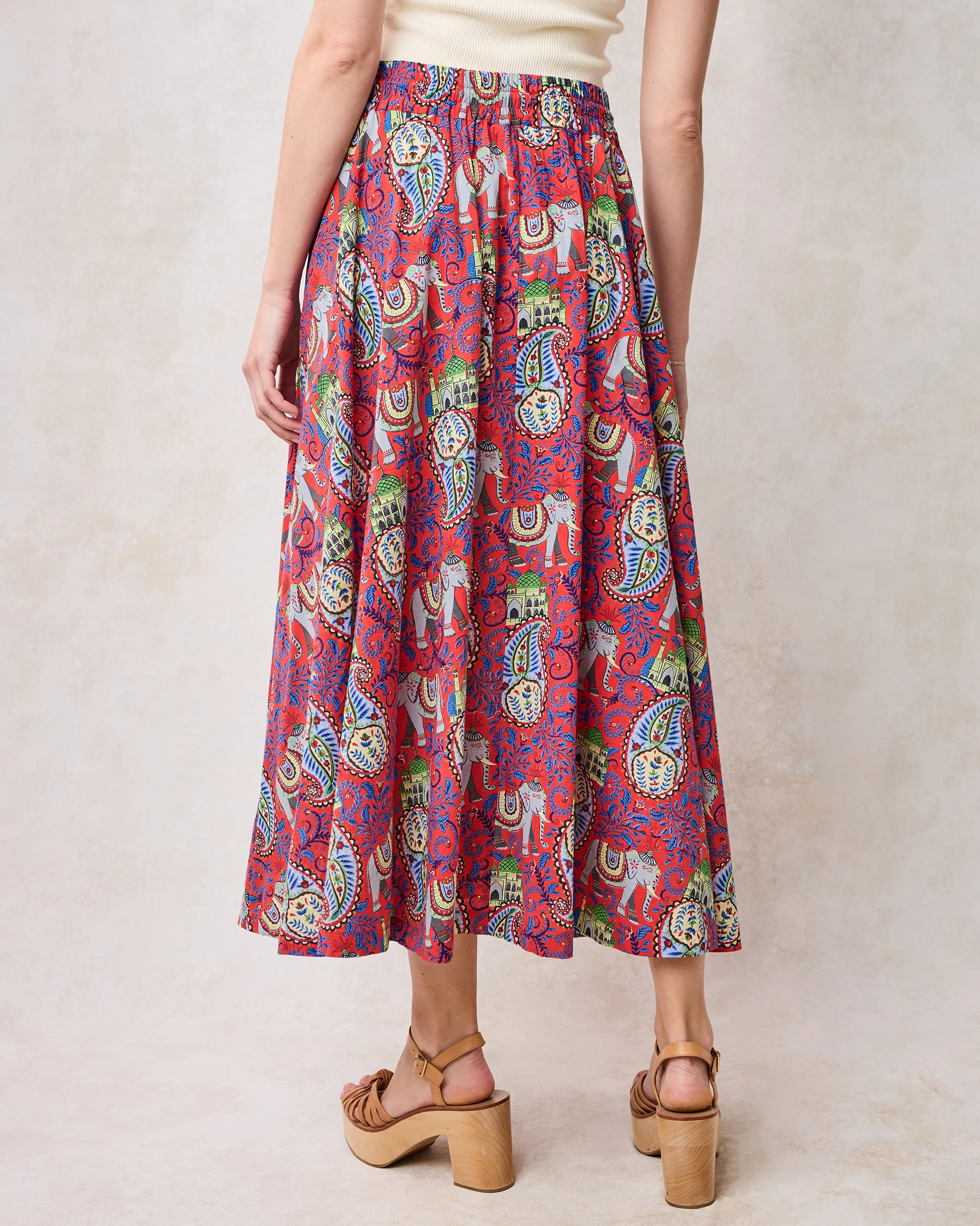 Palace Paisley - Carry On Skirt - Paprika - Image 4