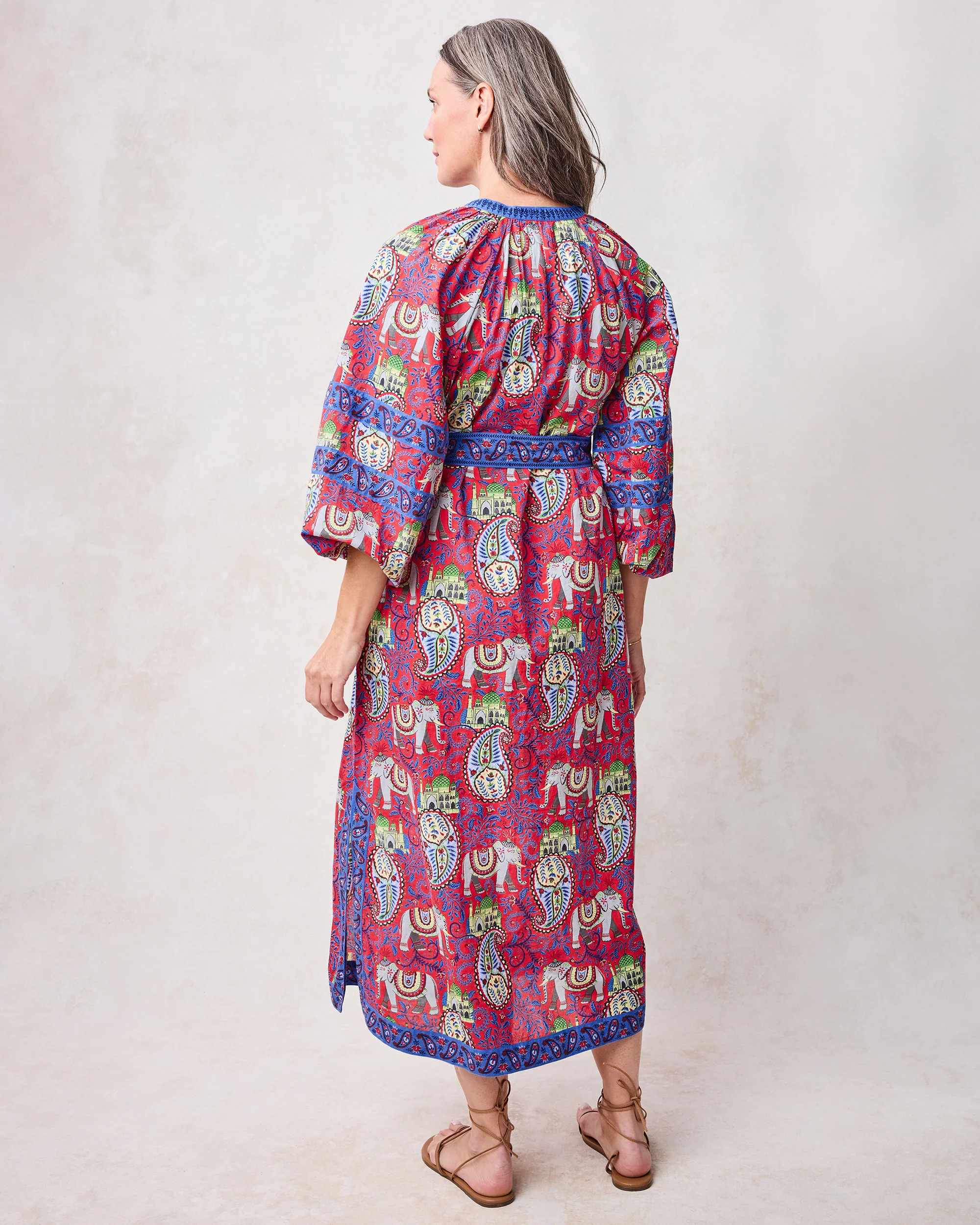 Palace Paisley - Maggie Dress - Paprika - Image 5