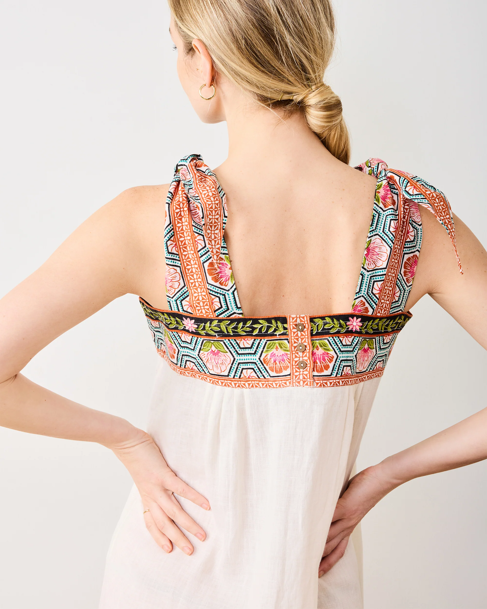 Playa Palms - Sugar Sand Dress - Off White - Image 2