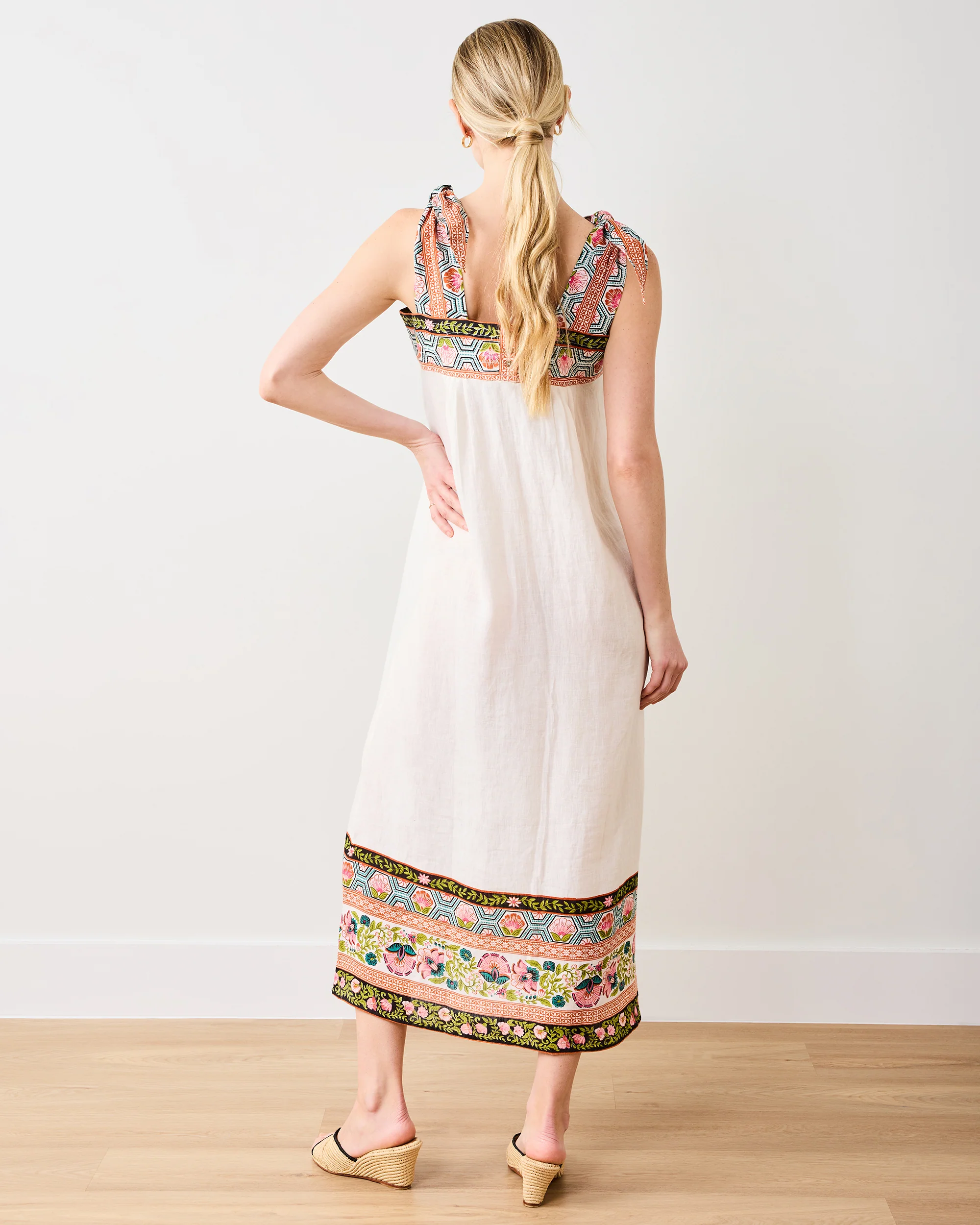 Playa Palms - Sugar Sand Dress - Off White - Image 5
