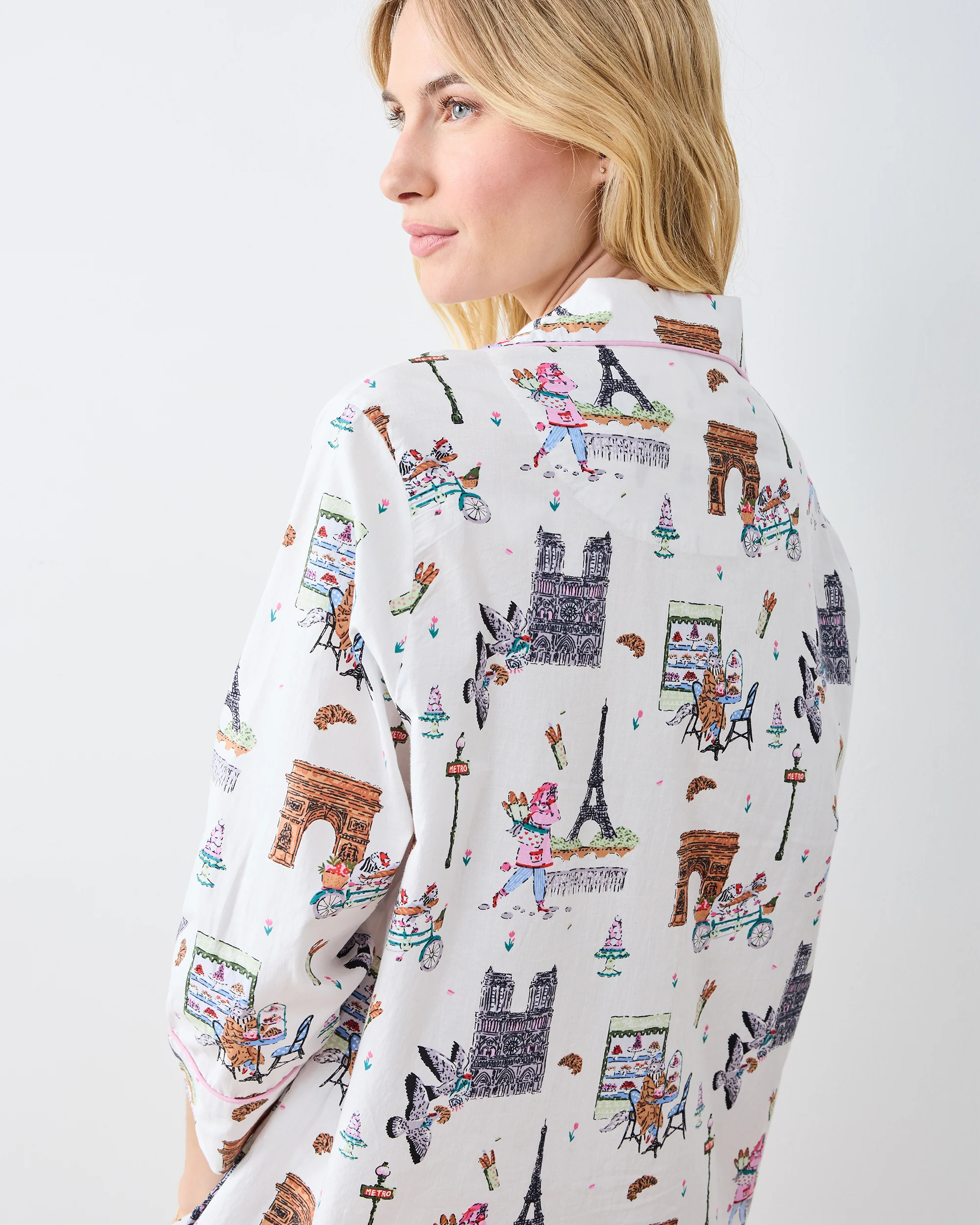 Paris Getaway - Sleep Shirt - Cloud - Image 5