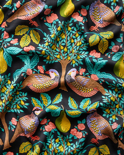 Partridge In A Pear Tree - Mariane Dress - Ink - Image 6