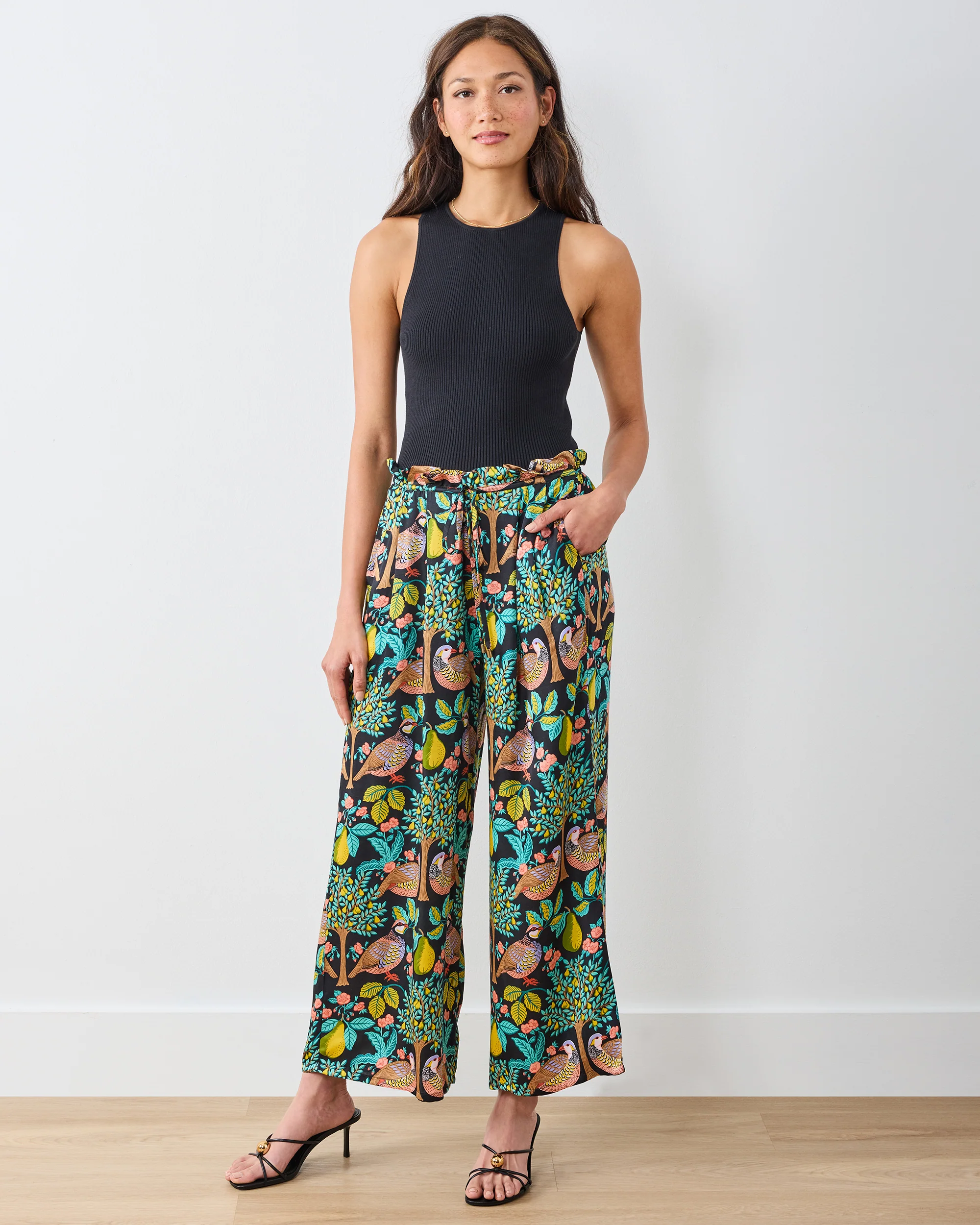 Partridge In A Pear Tree - Rowan Pant - Ink - Image 5