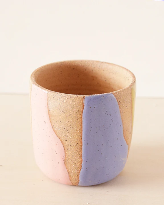 Pastel Combo - Striped Ceramic Planter  - Nightshift Ceramics - Image 3