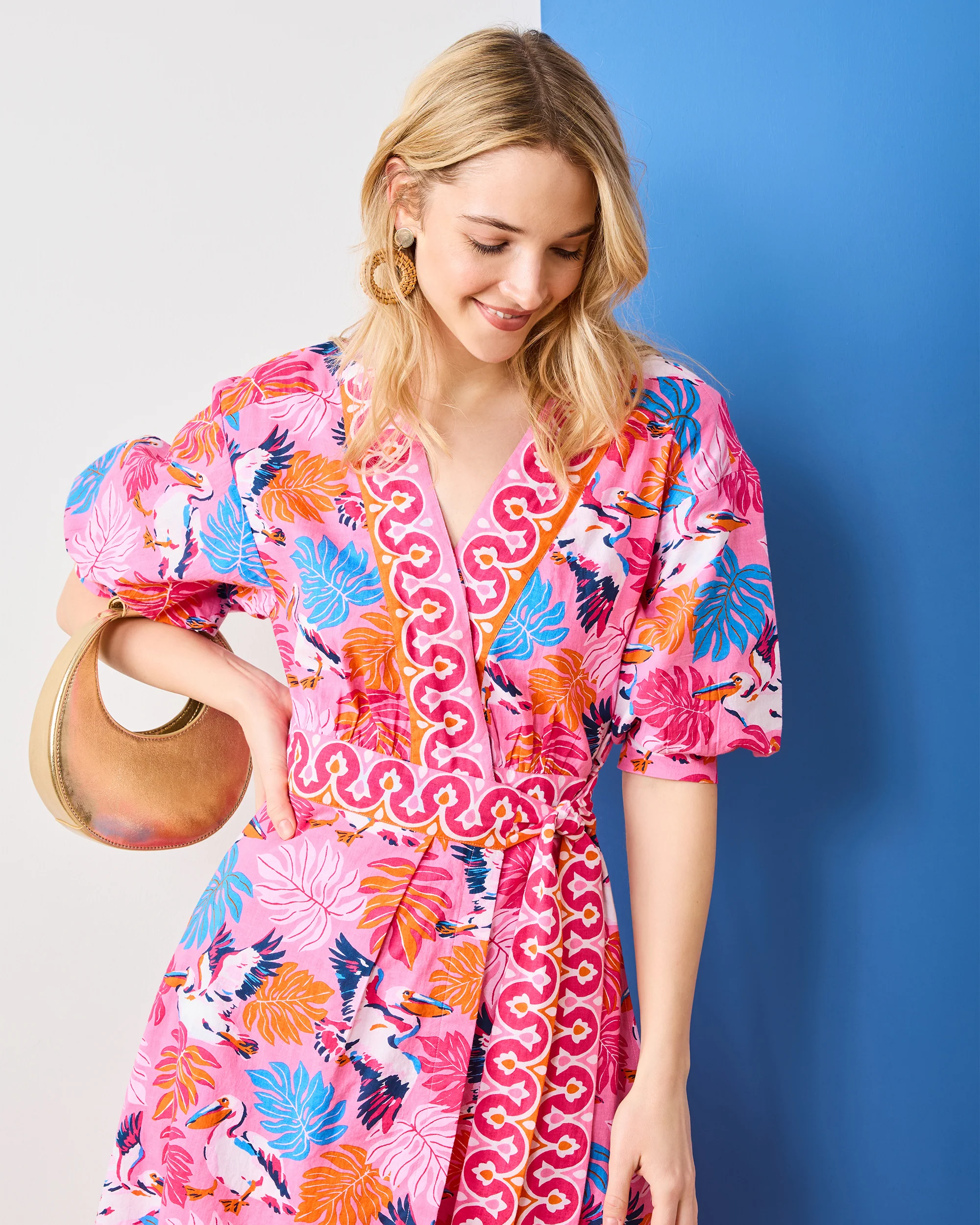 Pelican Palms - Gabriela Dress - Marina Pink - Image 3