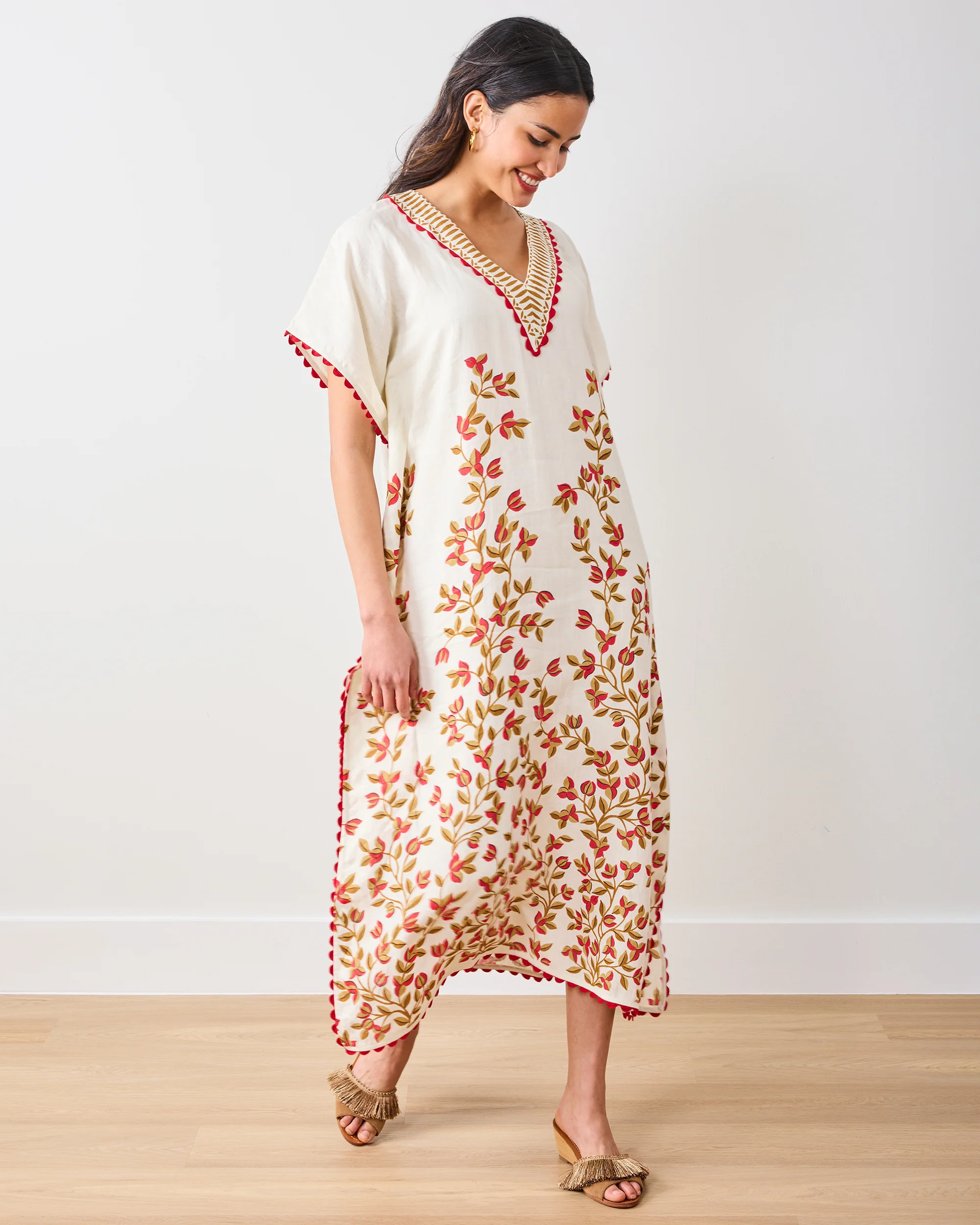 PF + Pencil & Paper Co. Petal Climber - Sunset Caftan - Ivory - Image 3