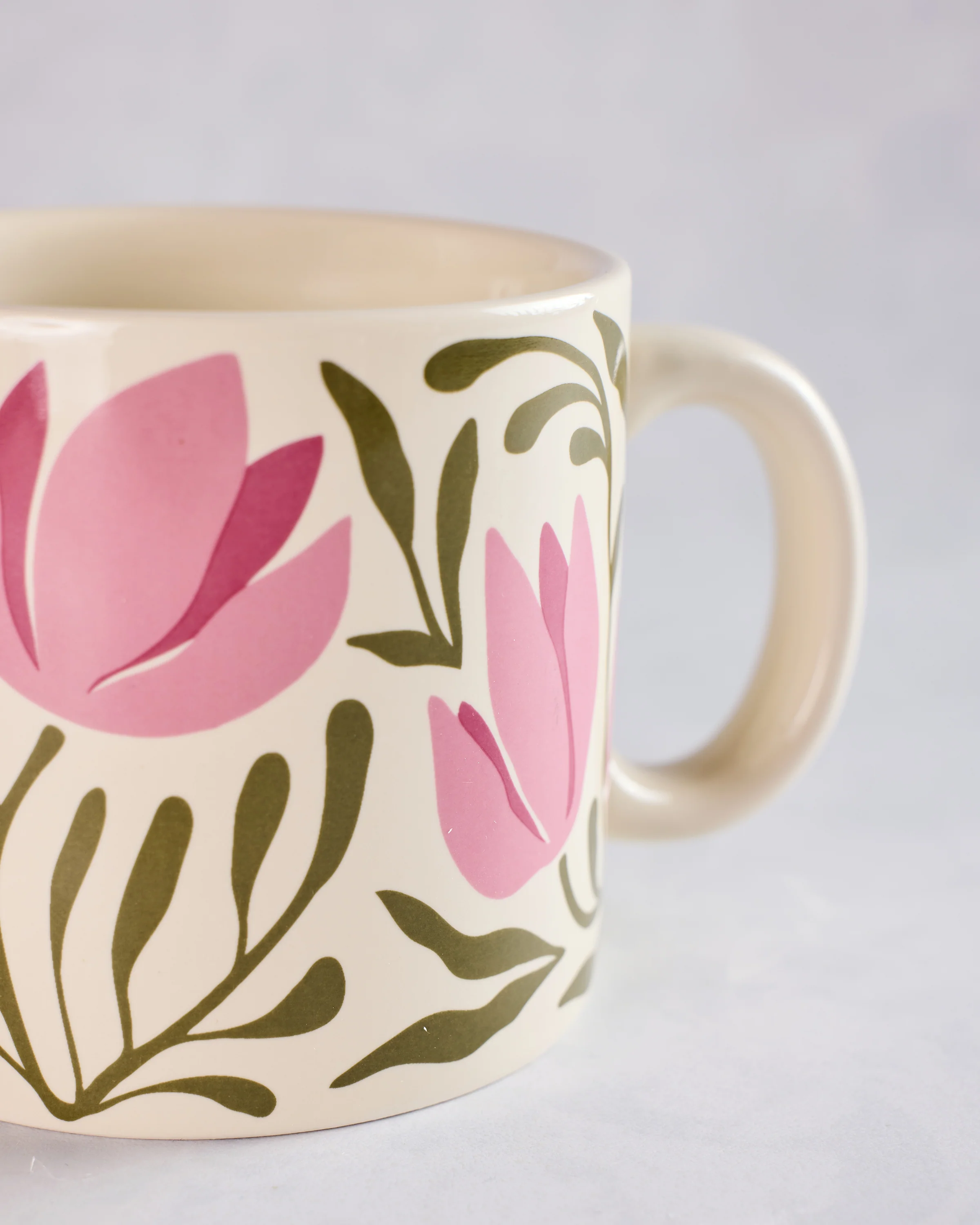 Pink Combo - Ceramic Tulip Mug - Lady Jane - Image 2