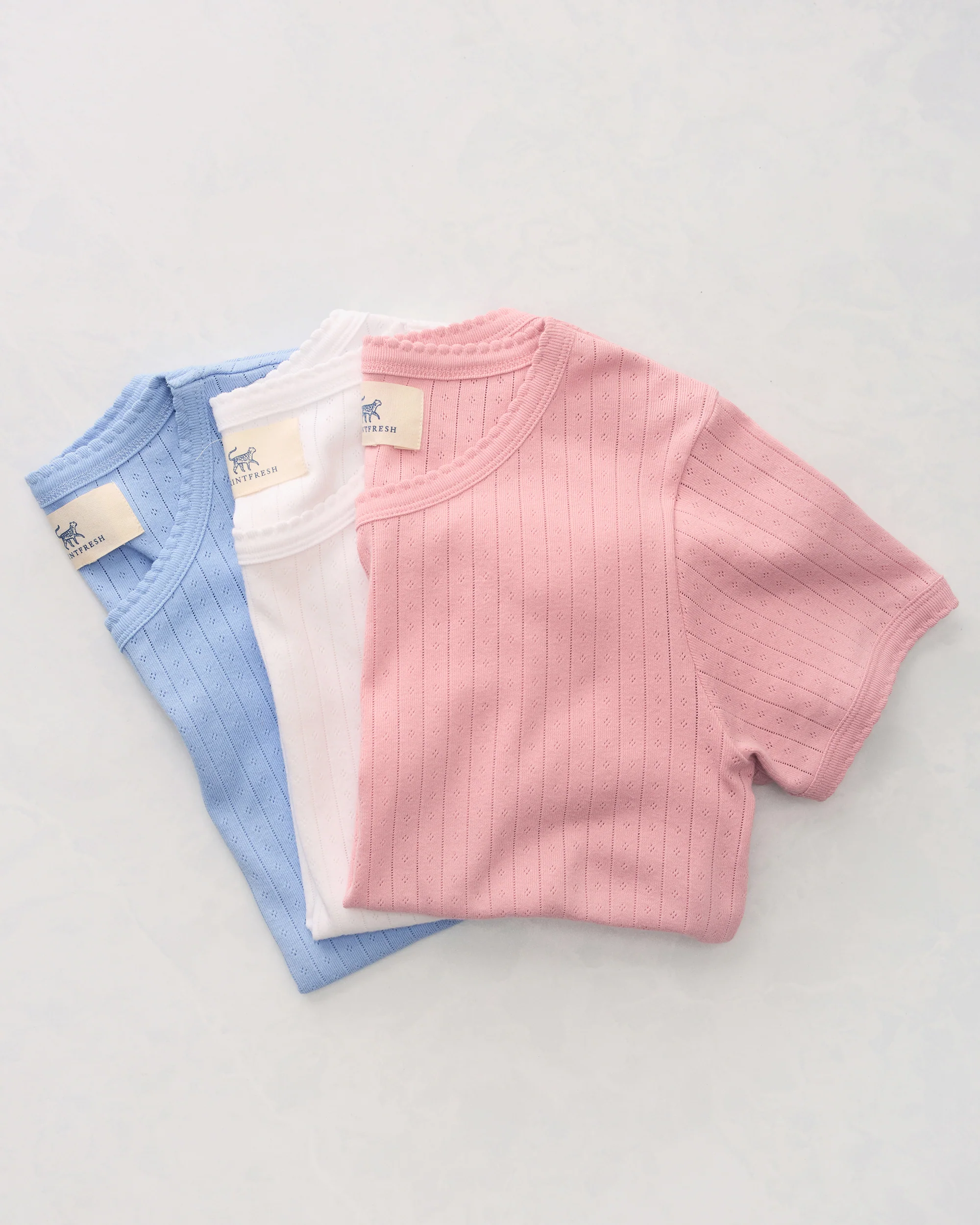3-Piece Pointelle Tee Bundle - Multi - Image 7