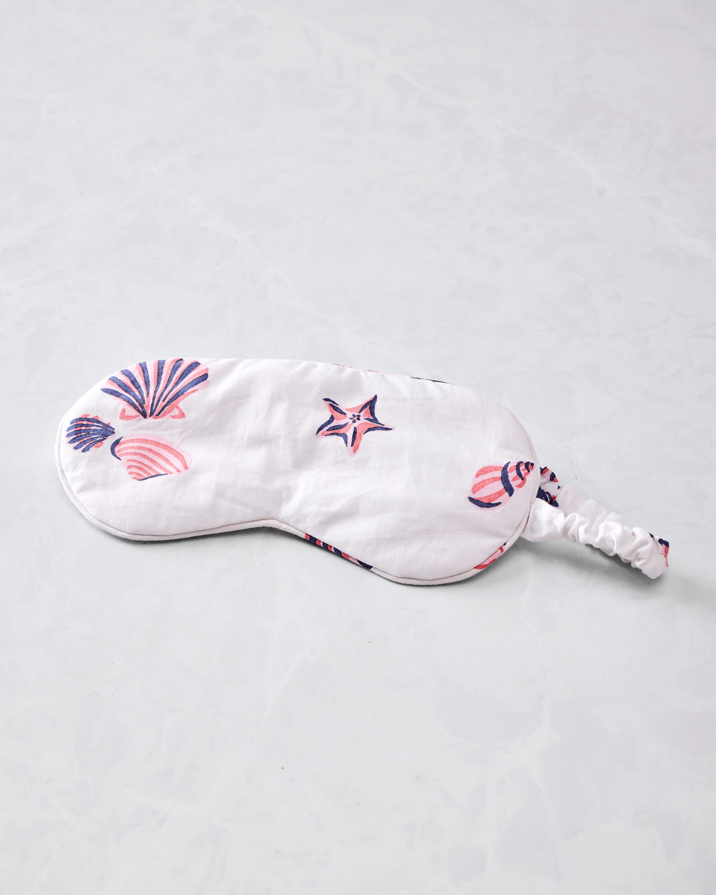 Scattered Shells - Eye Mask - Pink Cloud