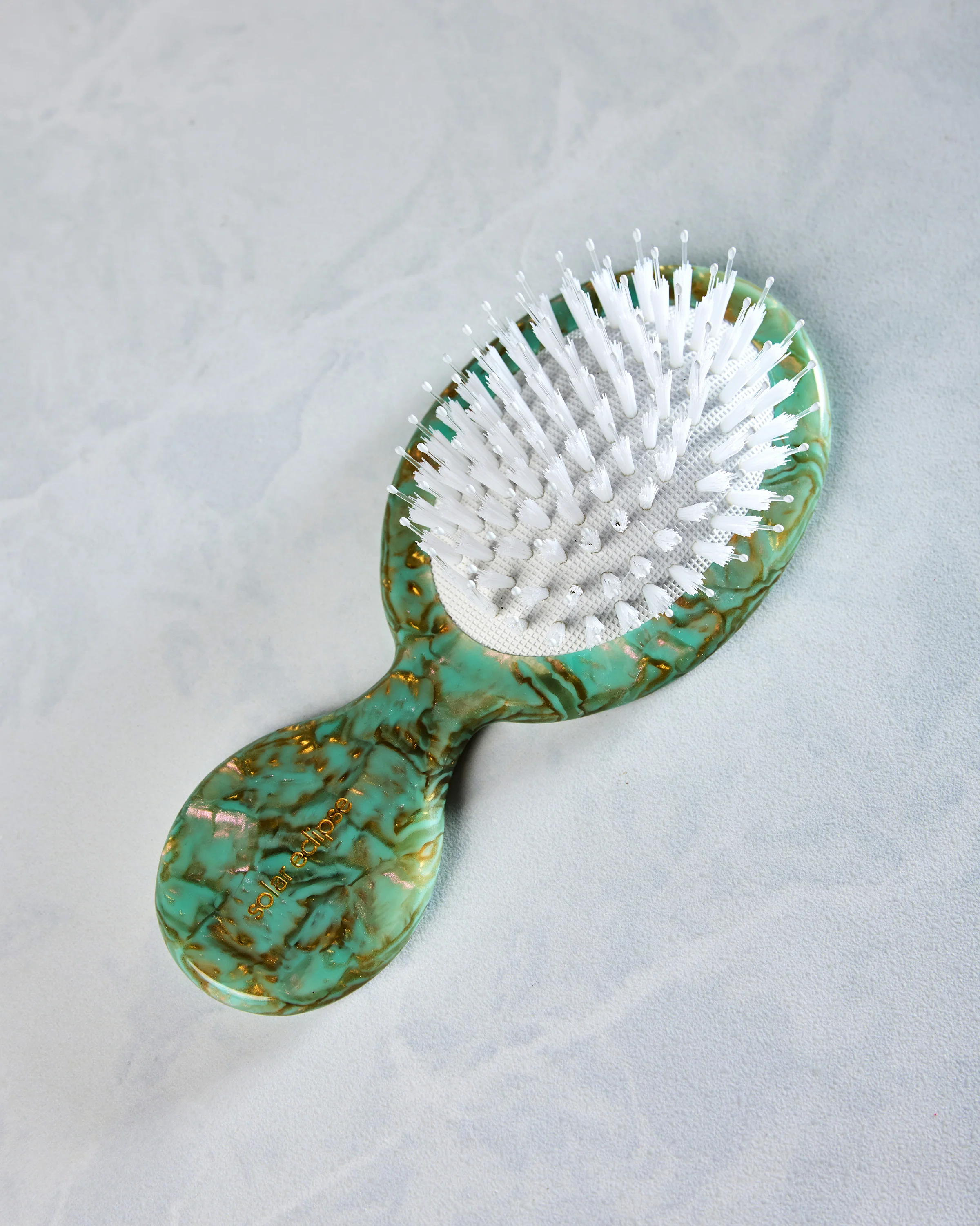 Seafoam Combo - Hand Painted Flower Mahjong Handbag Hero Brush - Solar Eclipse - Image 3
