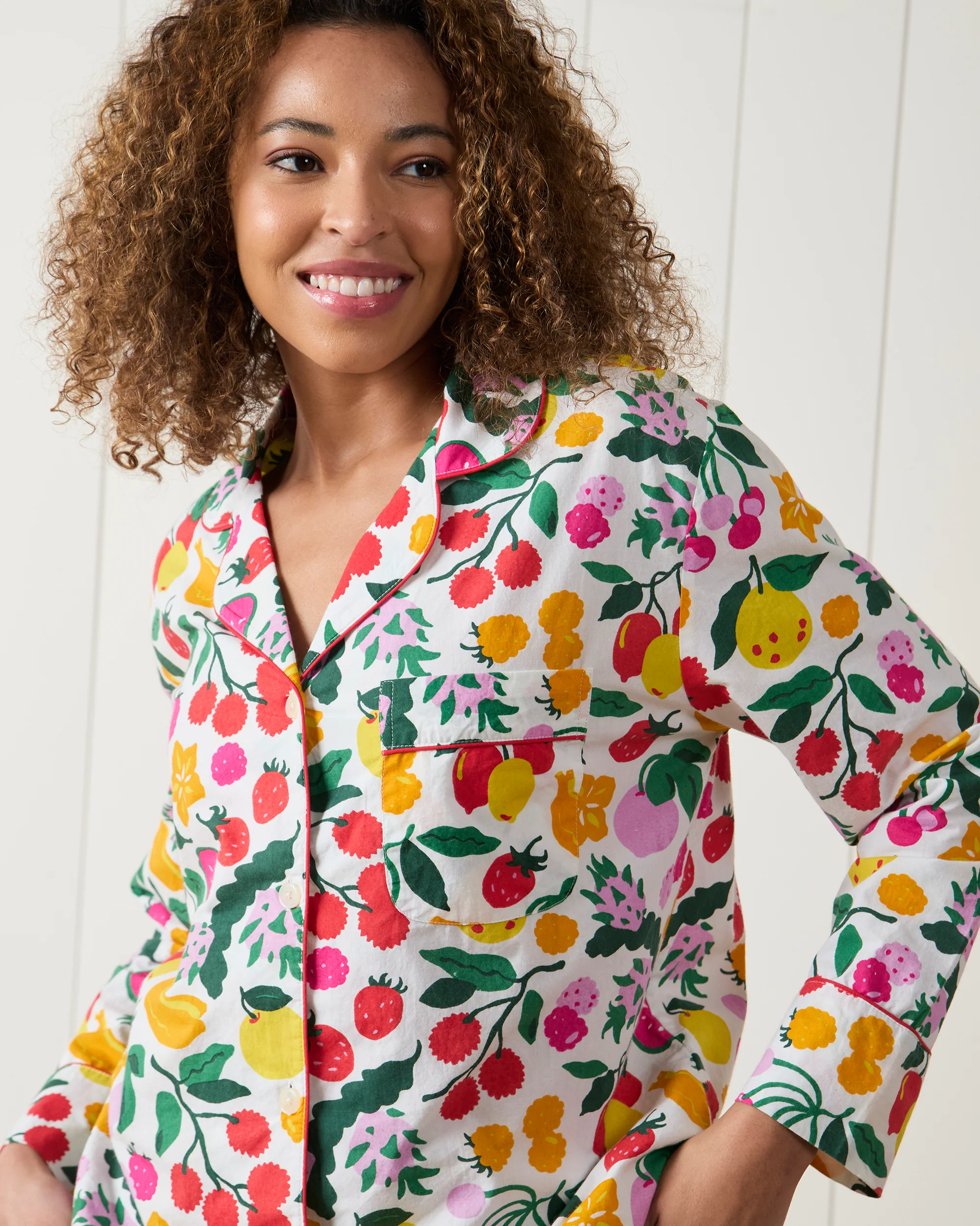 Smoothie Time - Long PJ Set - Cloud - Image 3