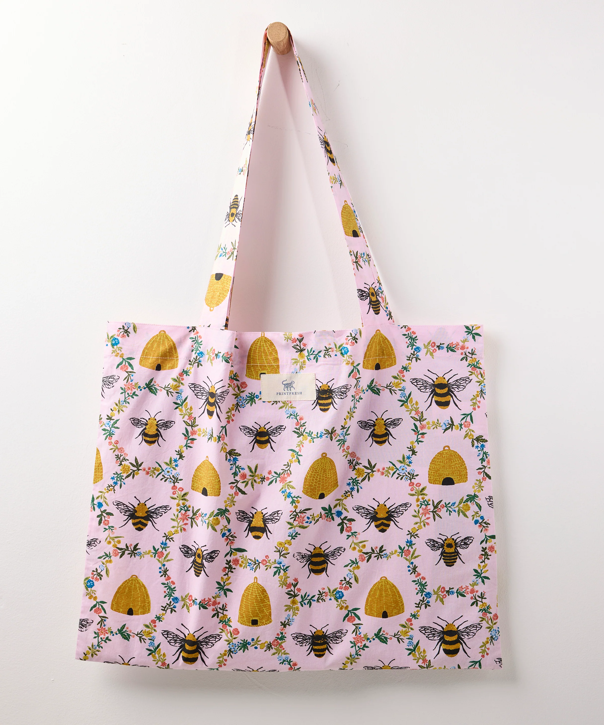 Sweet Bee - Go To Tote - Pink Petal - Image 2