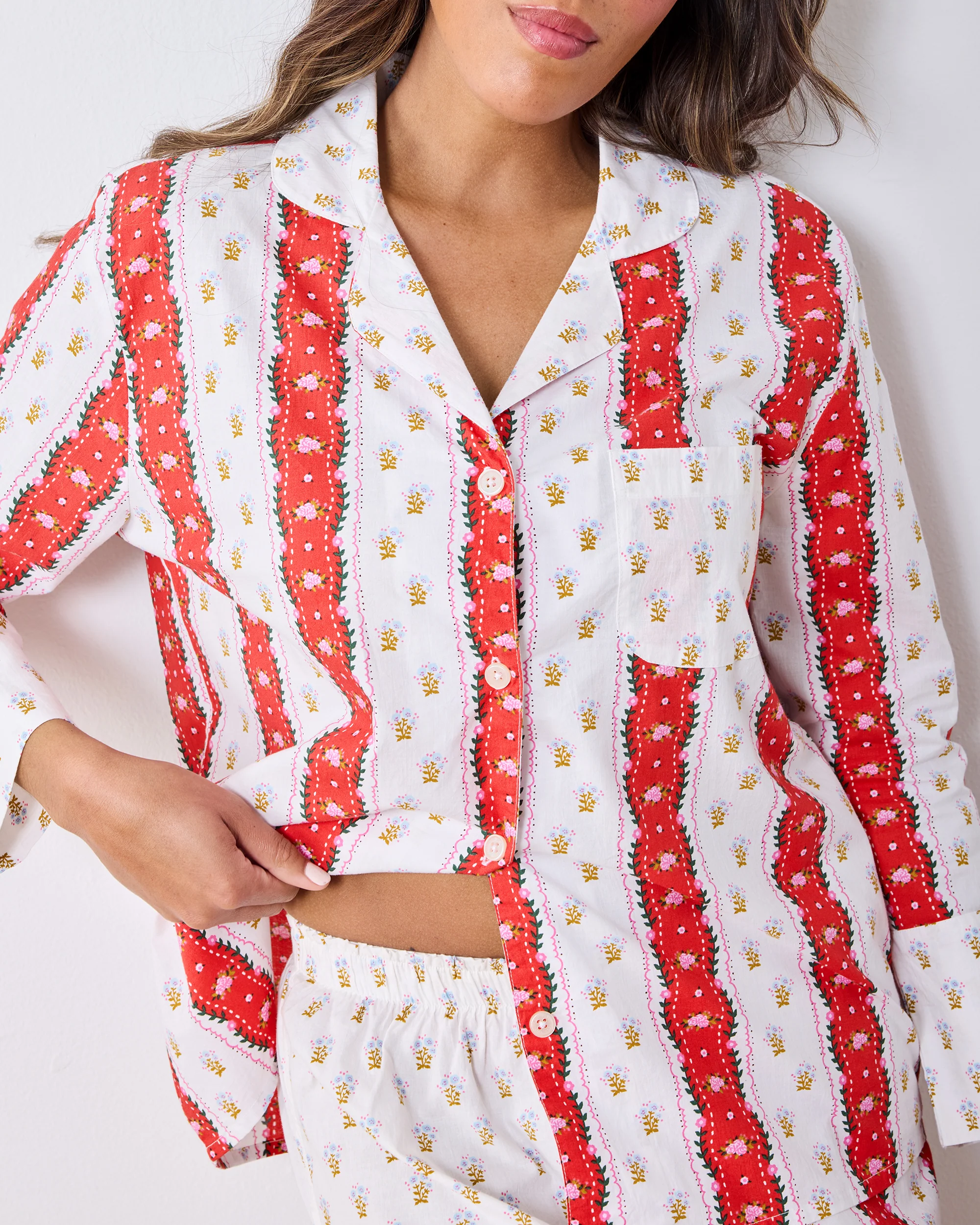 Sweetheart Stripes - Reese Boxer Set - Cherry Cola - Image 5