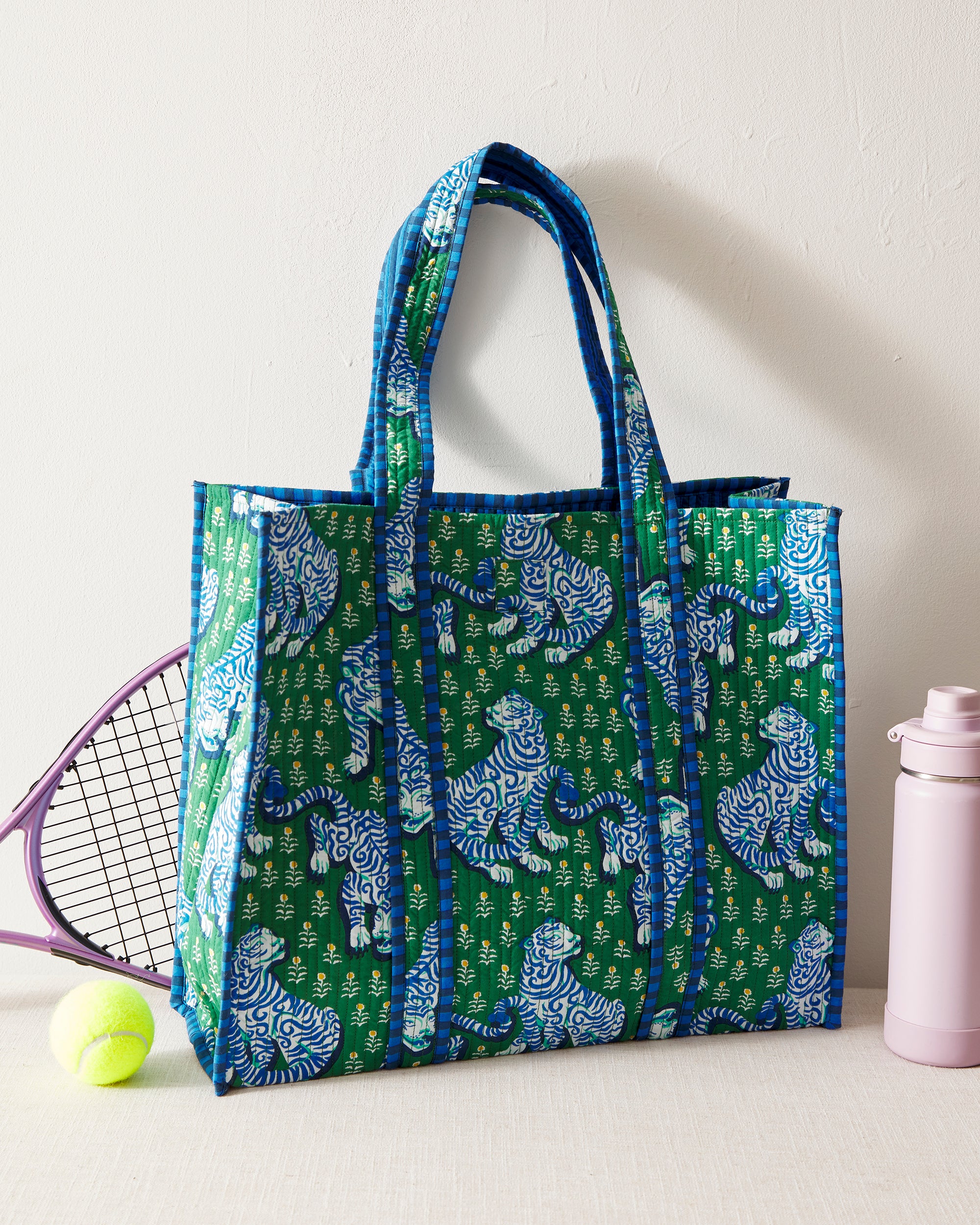 Tiger Queen - The Traveler Tote - Jade - Image 3