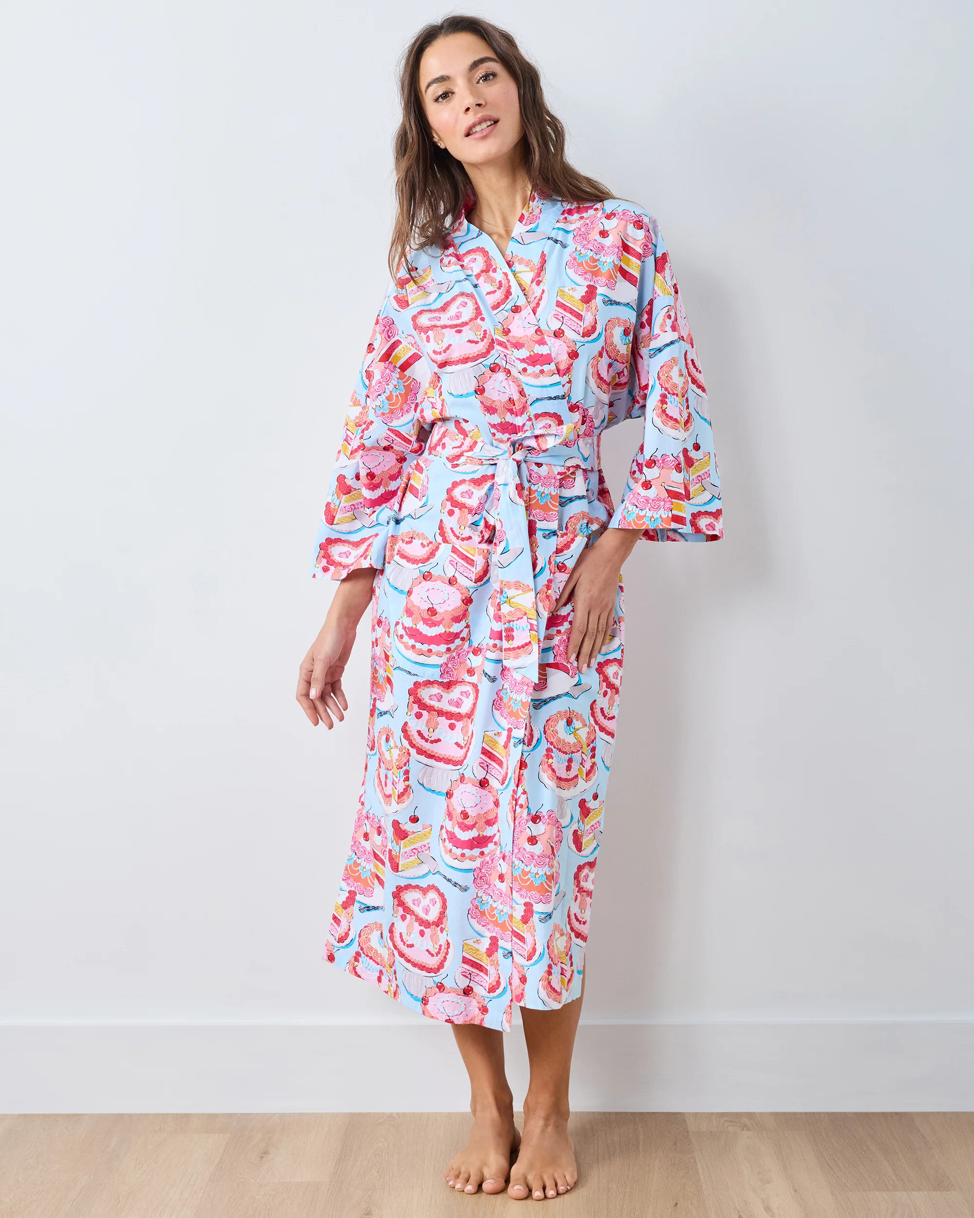 Vintage Cakes - Long Robe - Blue Buttercream - Image 2