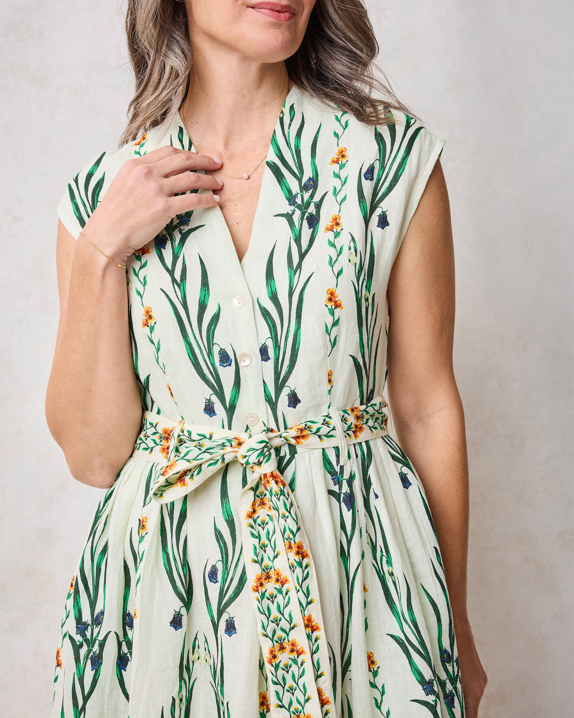 Wildflower Vines - Selene Dress - Antique Lace - Image 4