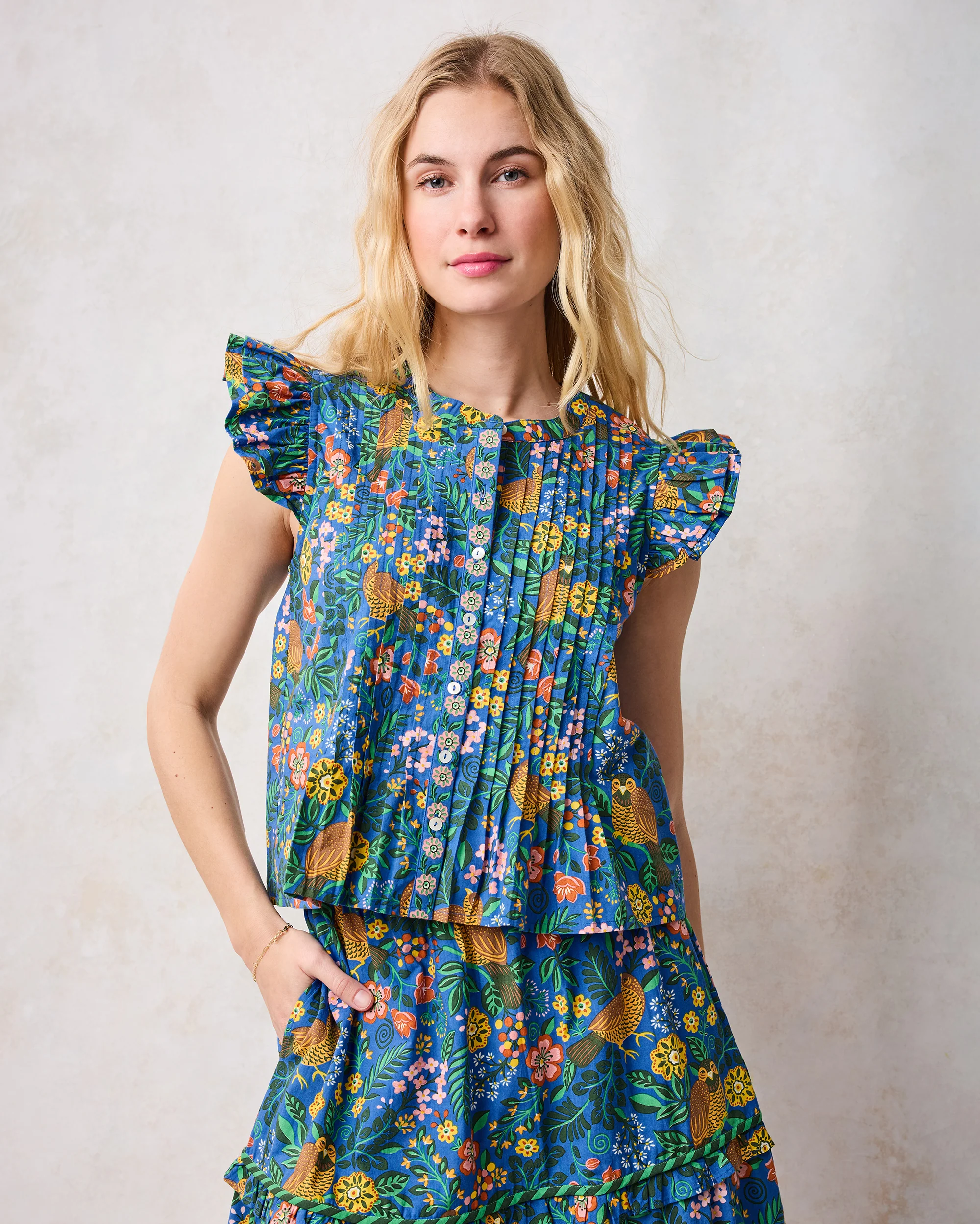 Willow Wren - Katie Blouse - Oasis - Image 3