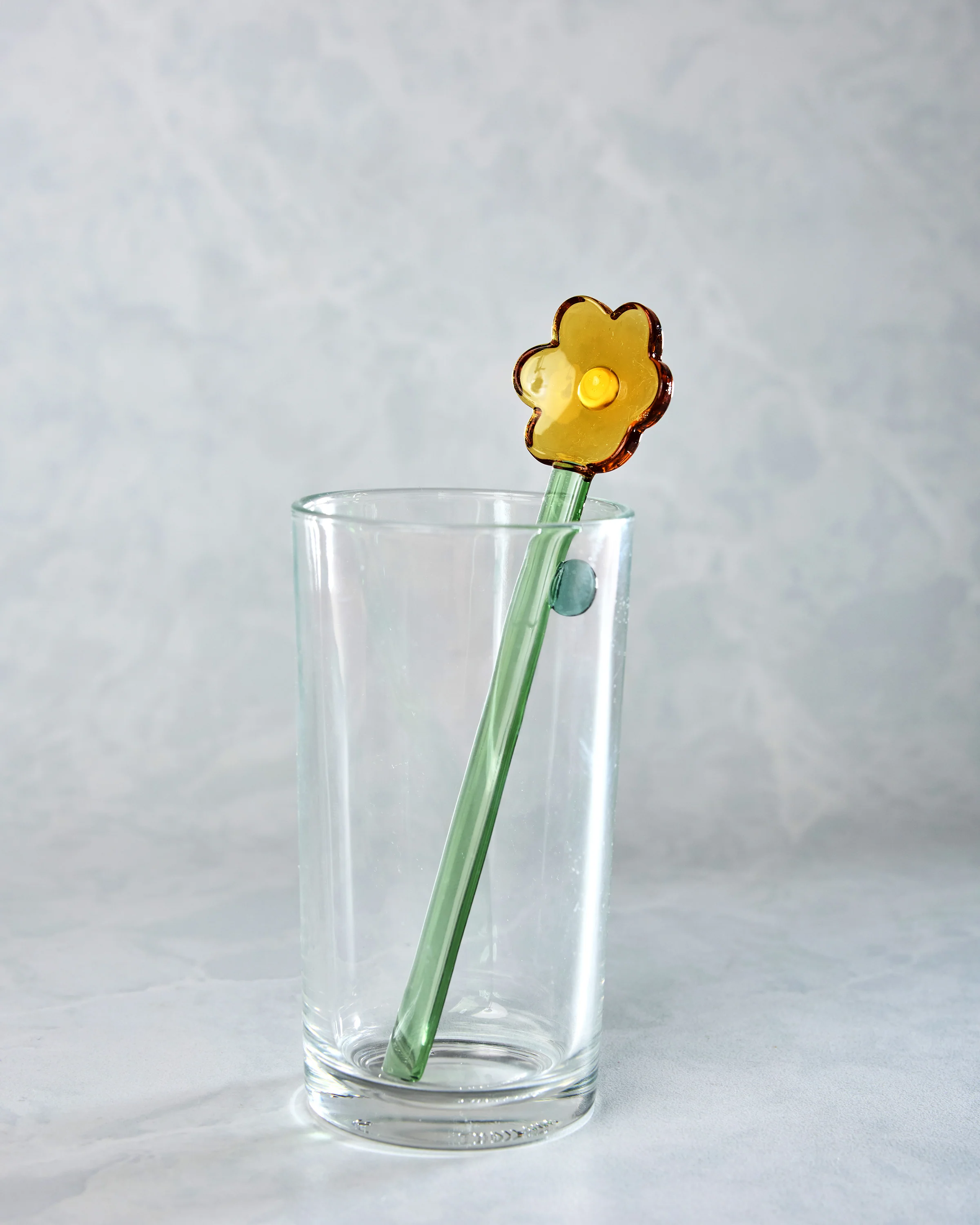 Yellow Combo - Lily Glass Stirring Spoon - TUTU Home